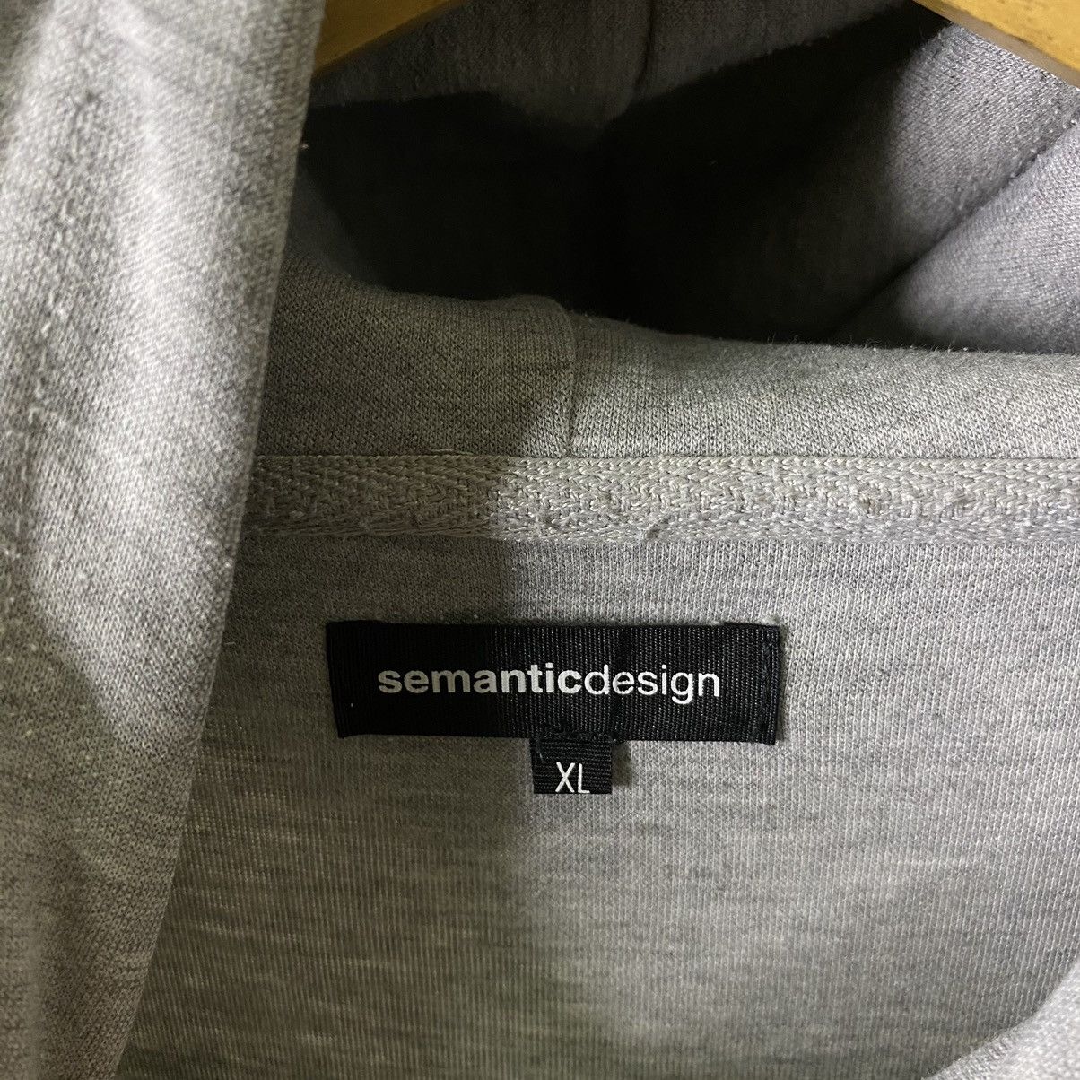 If Six Was Nine × Japanese Brand × semanticdesign Semantic Design Tricolour Blank Pullover Hoodie Size US L / EU 52-54 / 3 - 3 Thumbnail
