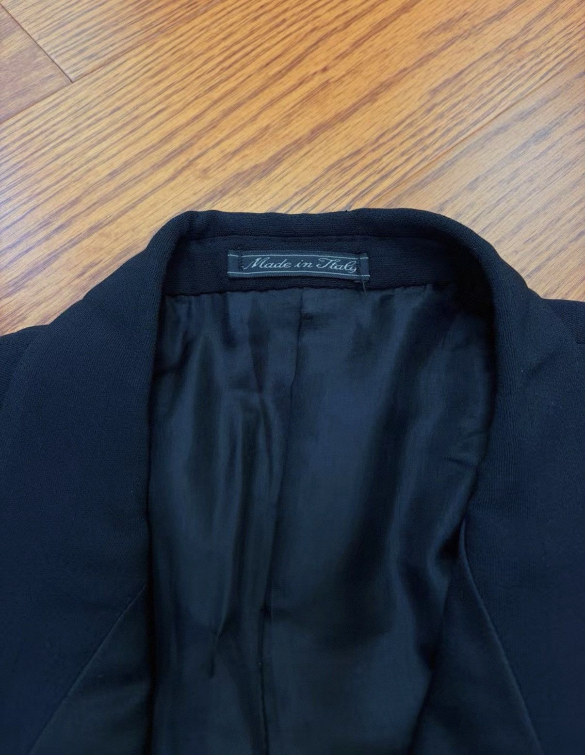Versace Vintage Gianni Versace black rhinestone embellished blazer Size M / US 6-8 / IT 42-44 - 9 Thumbnail