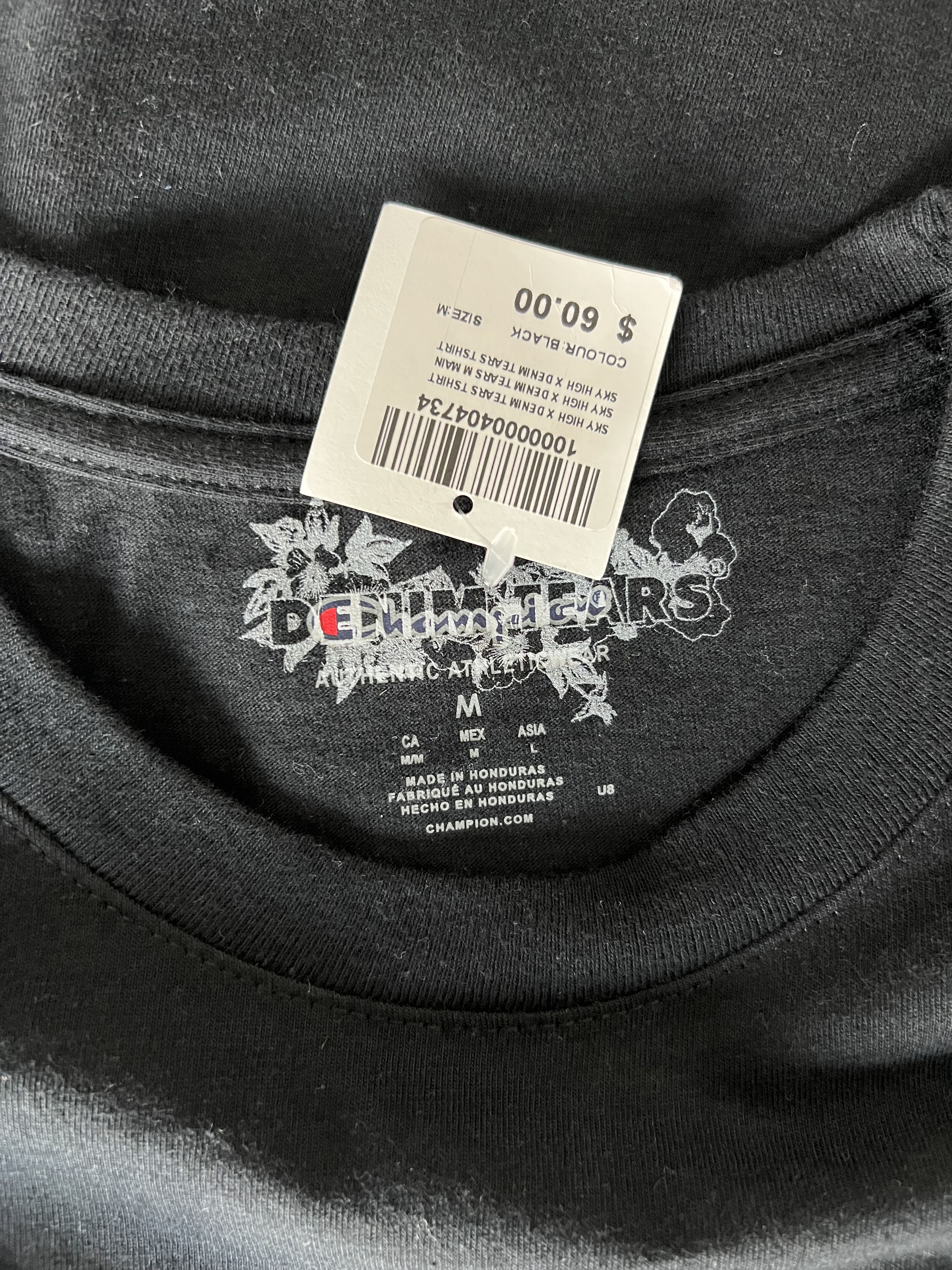 Sky High Farm Workwear Sky High Farm Workwear Denim Tears Tee in Black Size US M / EU 48-50 / 2 - 6 Thumbnail
