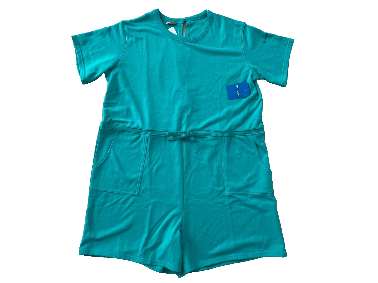 Columbia Columbia AW7503 Trek French Terry Romper Bright Aqua ( 2X ) Size 36" / US 14 / IT 50 - 3 Thumbnail