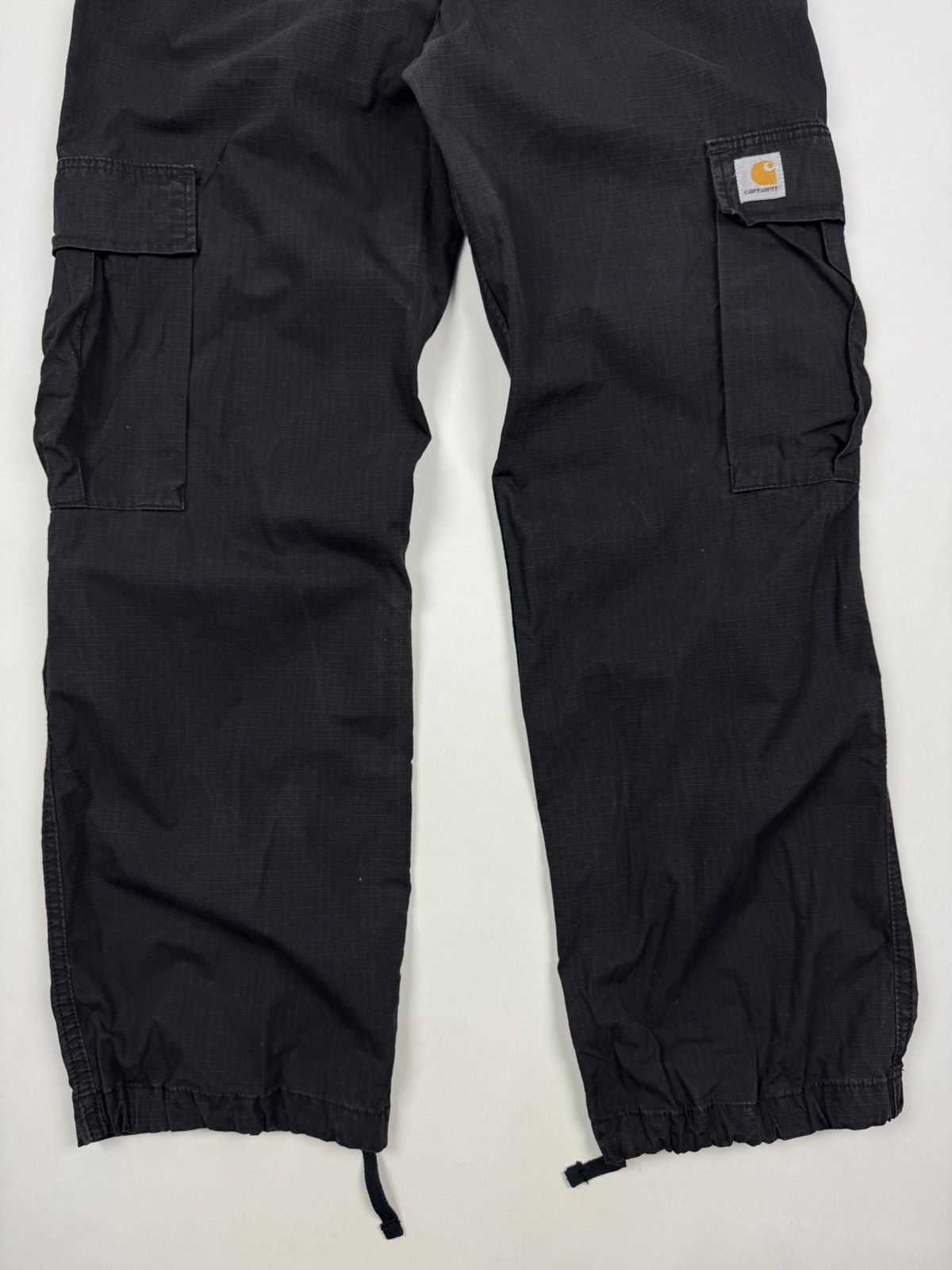Carhartt Faded Carhartt W’ Unisex Cargo Black Pants Size 34" / US 12 / IT 48 - 11 Thumbnail