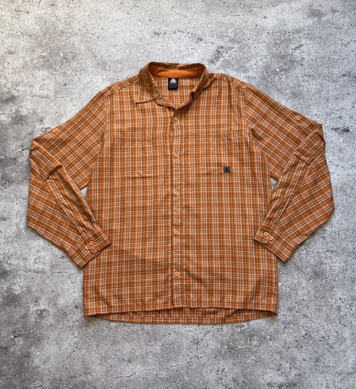 Vintage Vintage Nike ACG Checkered Shirt 90s Button Up Size US M / EU 48-50 / 2 - 1 Thumbnail