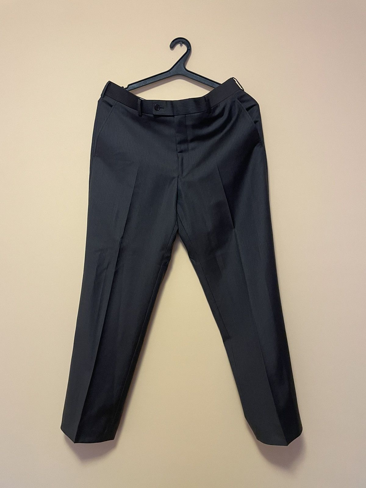 Balmain BALMAIN Wool Classic Suit Blazer/Pants Two Piece Tuxedo Size 50R - 13 Thumbnail