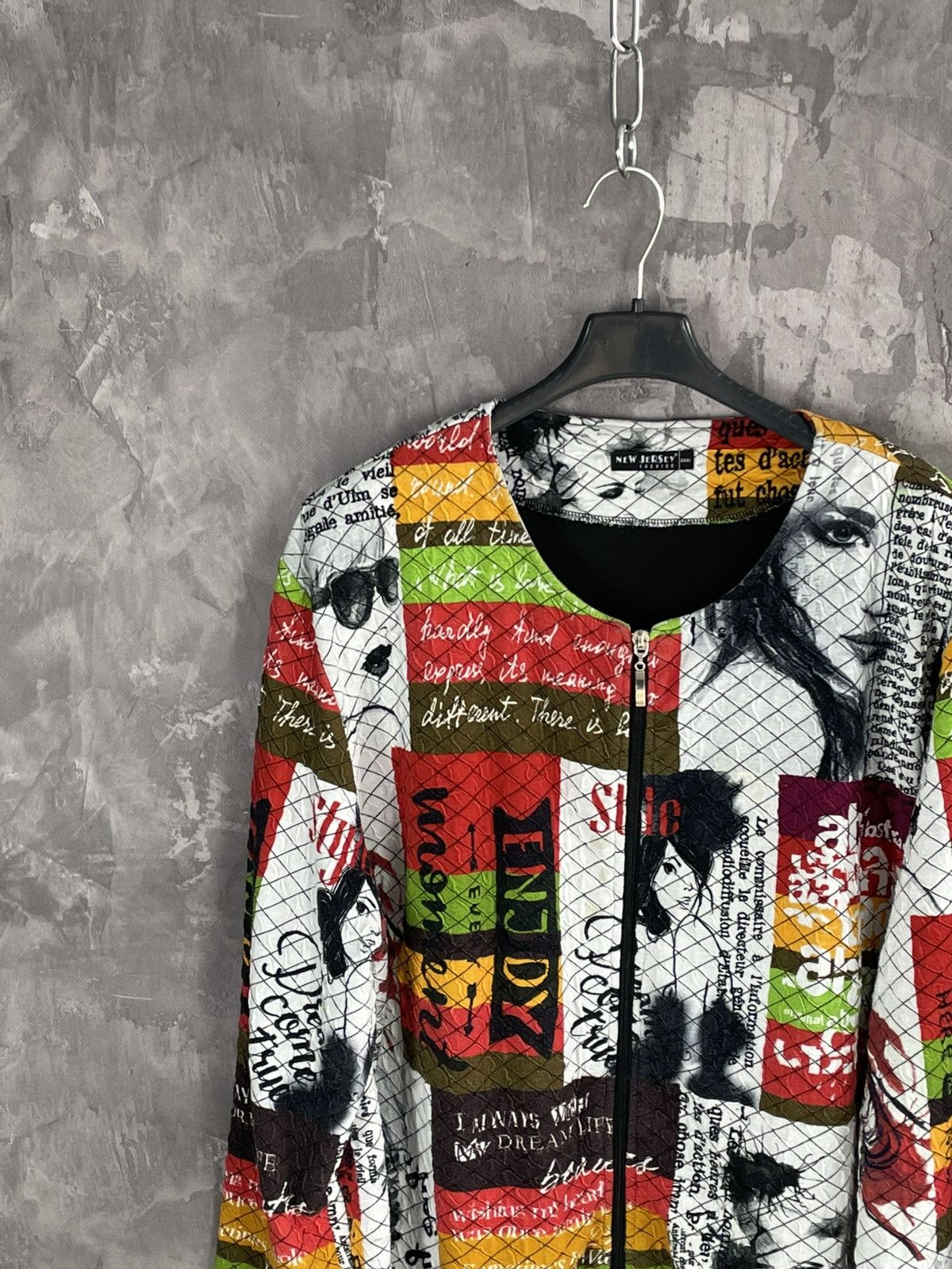 Hysteric Glamour × If Six Was Nine × Vintage Vintage John Galliano Y2K Glamour Zip Sweater Size M / US 6-8 / IT 42-44 - 3 Thumbnail