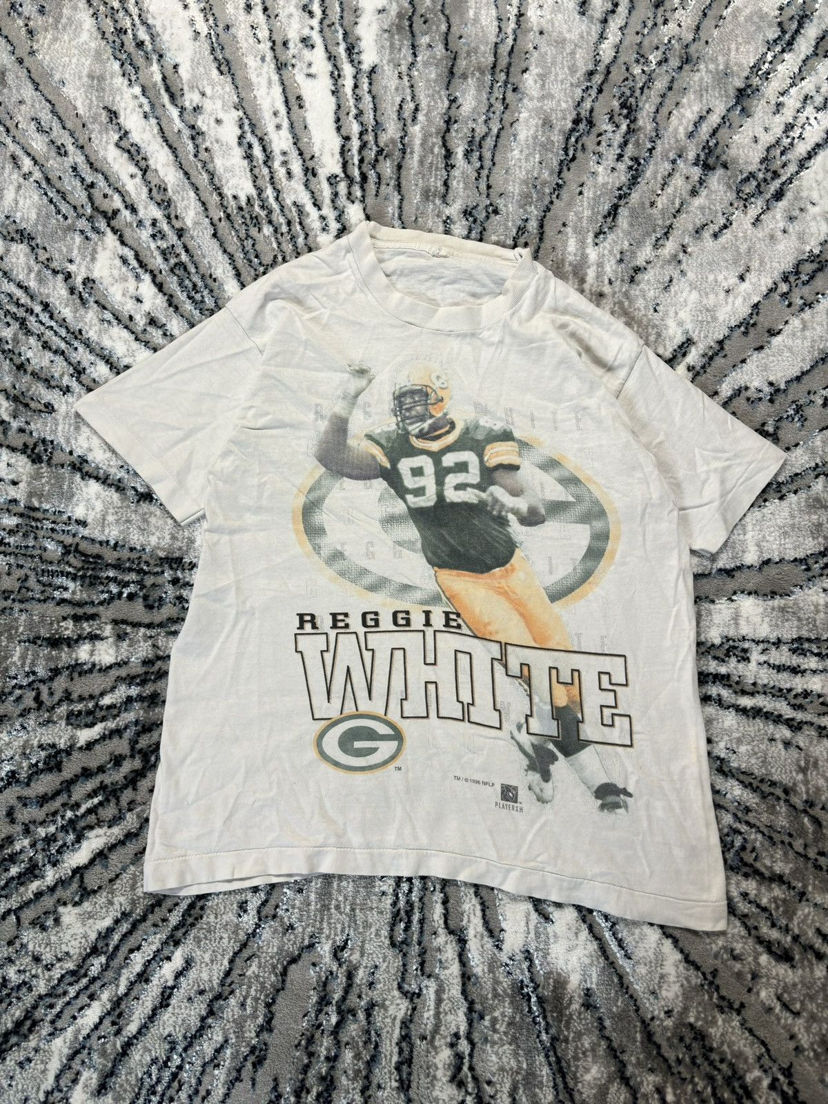 NHL Vintage 90s Reggie White Greenbay Packers NFL t-shirt Size US M / EU 48-50 / 2 - 1 Thumbnail