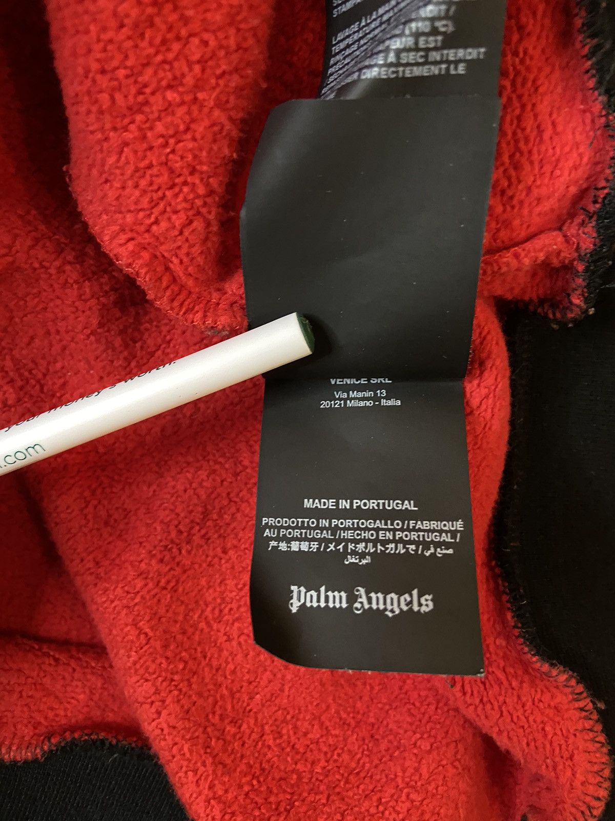 Palm Angels Palm Angels Hoodie Back Logo Quarter Zip Anorak Jacket Black Size US L / EU 52-54 / 3 - 8 Thumbnail