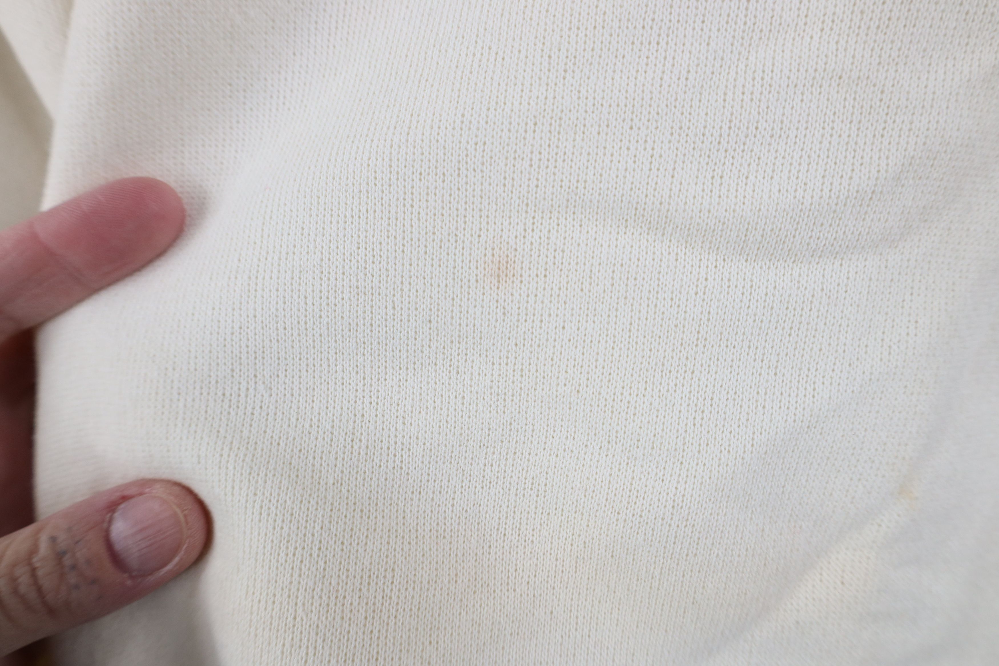 Hanes Vintage 80s Hanes Blank Raglan Crewneck Sweatshirt Cream USA Size M / US 6-8 / IT 42-44 - 4 Thumbnail