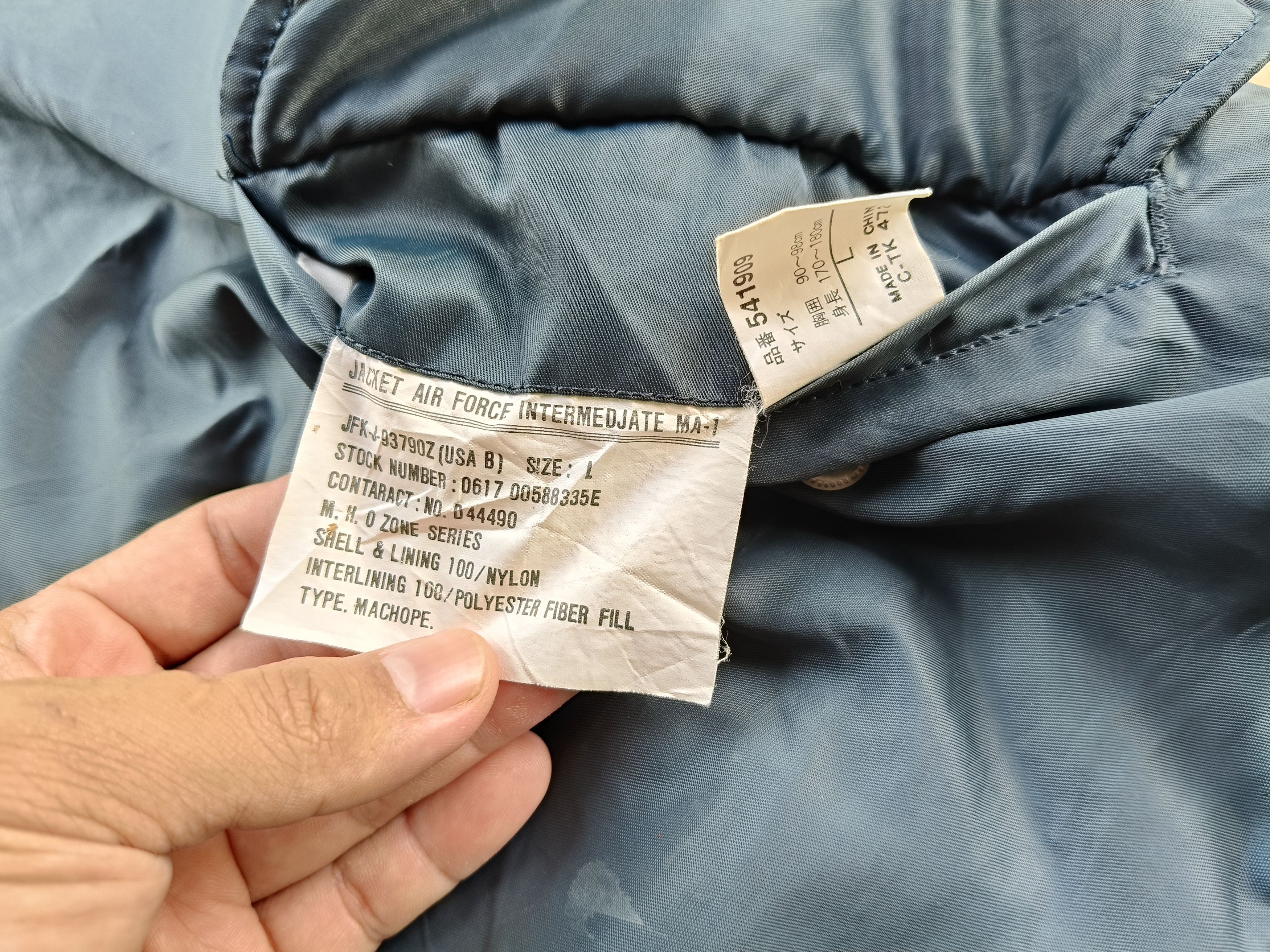 Vintage Air Force Bomber Jacket Size US L / EU 52-54 / 3 - 13 Thumbnail