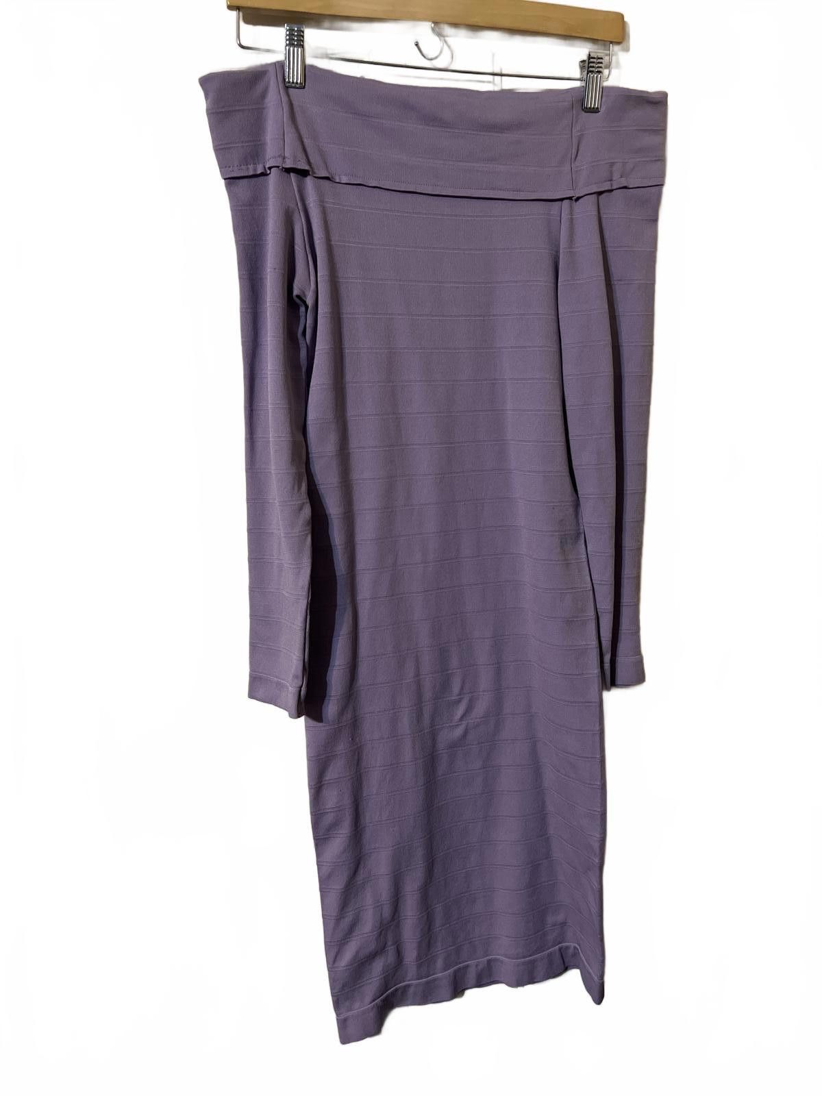Venus Venus Lavender Off-Shoulder Bodycon Dress Size M Size M / US 6-8 / IT 42-44 - 4 Thumbnail