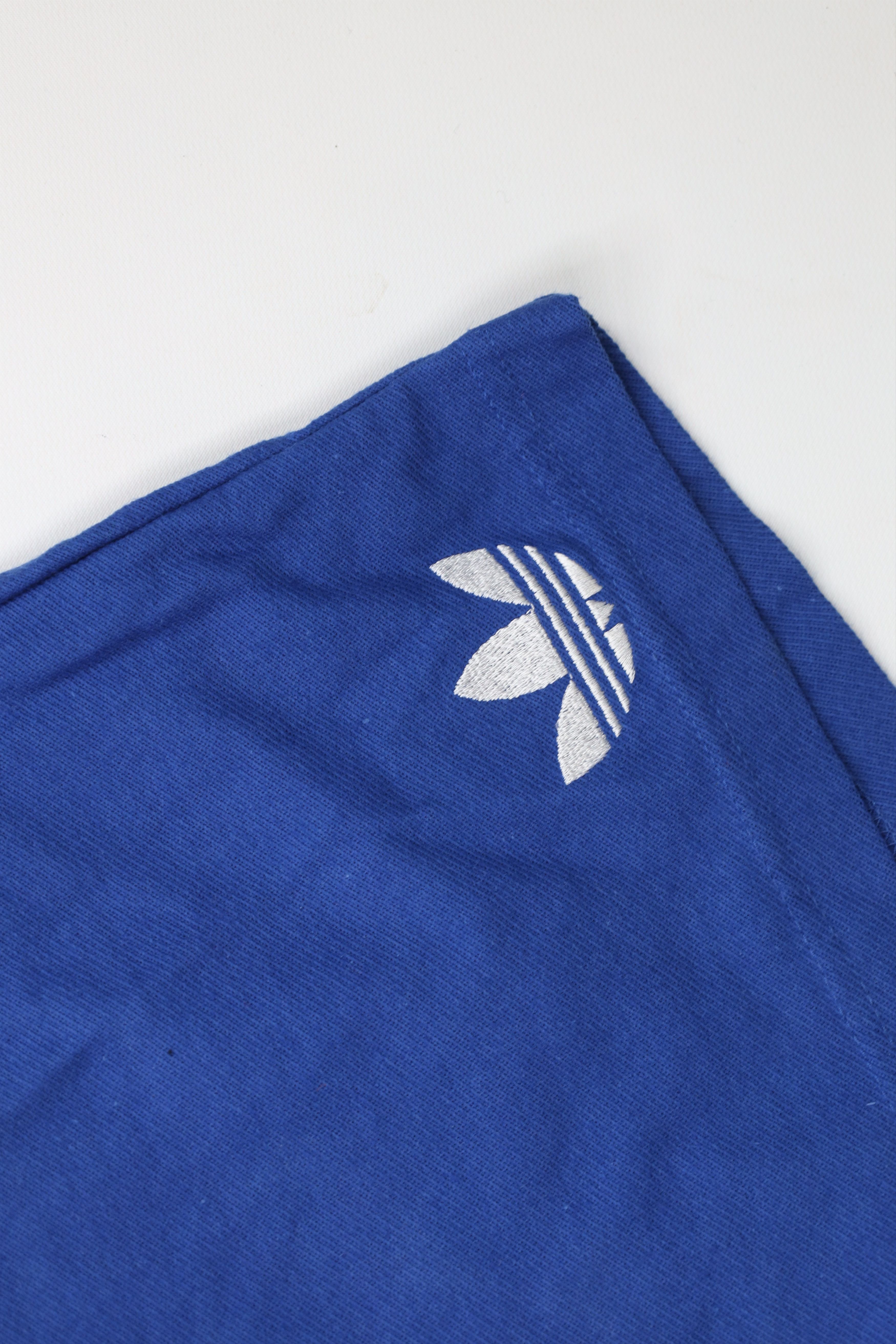 Vintage Deadstock Vintage 90s Adidas Above Shorts Royal Blue Cotton Size US 36 / EU 52 - 5 Thumbnail