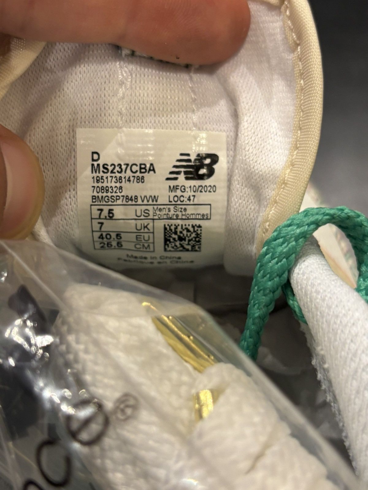 New Balance New Balance 237 X Casablanca ‘Munsell White’ Size US 7.5 / EU 40-41 - 6 Thumbnail