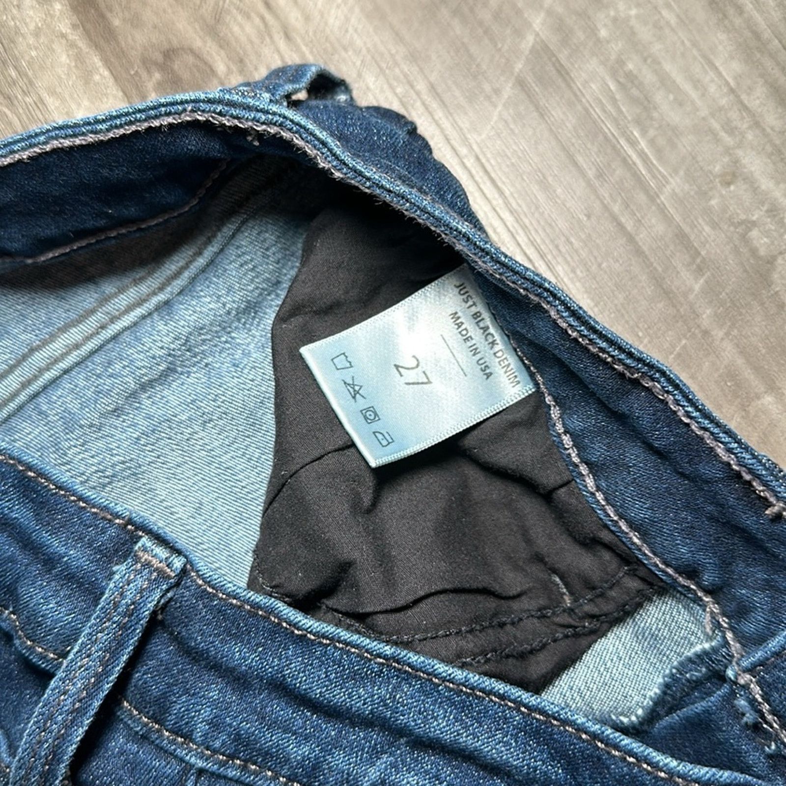 Other Just Black Skinny Stretch Jeans - 27 Size 27" / US 4 / IT 40 - 7 Thumbnail