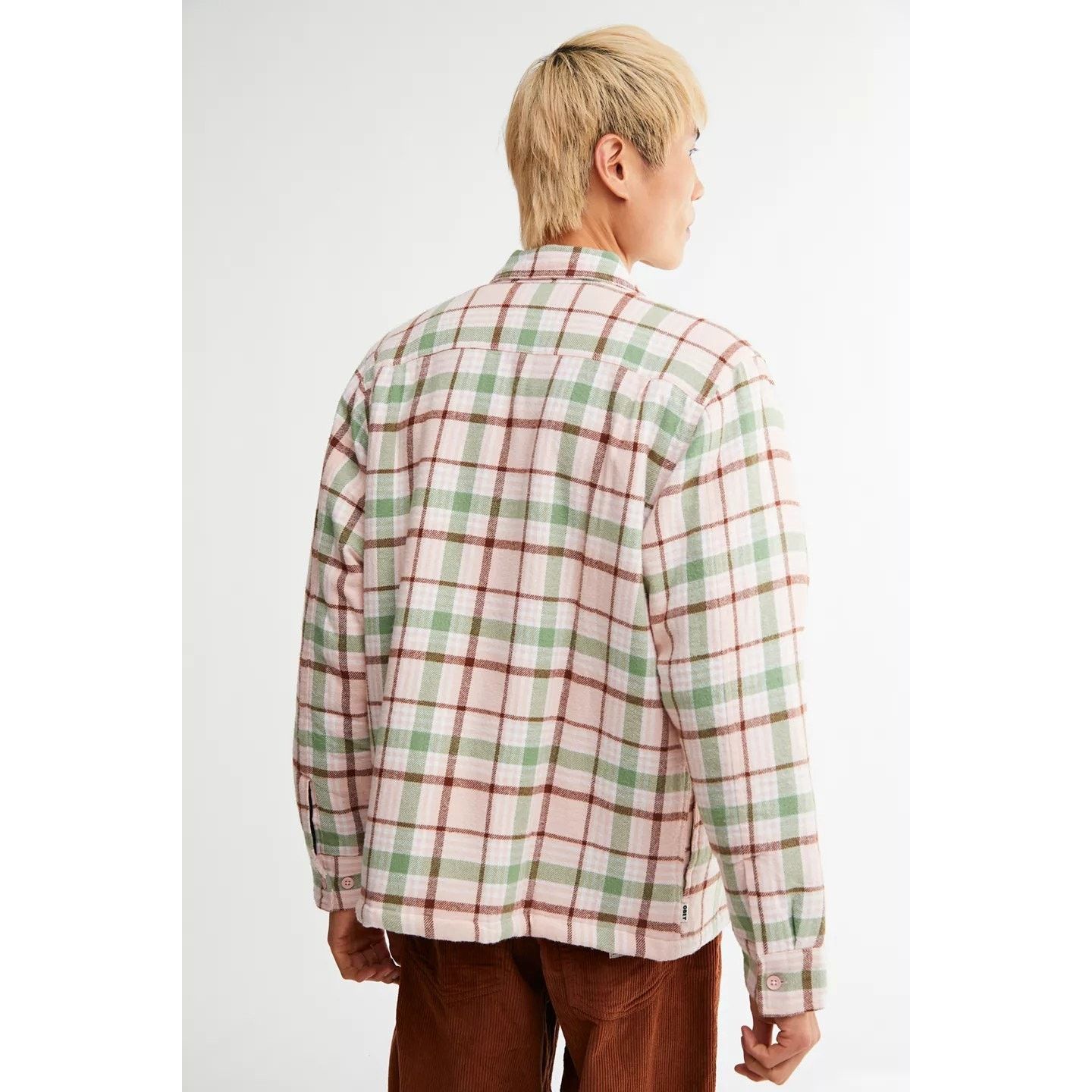 Urban Outfitters New UO OBEY Dom Shirt Jacket $120 MEDIUM Pink Clay Size US M / EU 48-50 / 2 - 3 Thumbnail