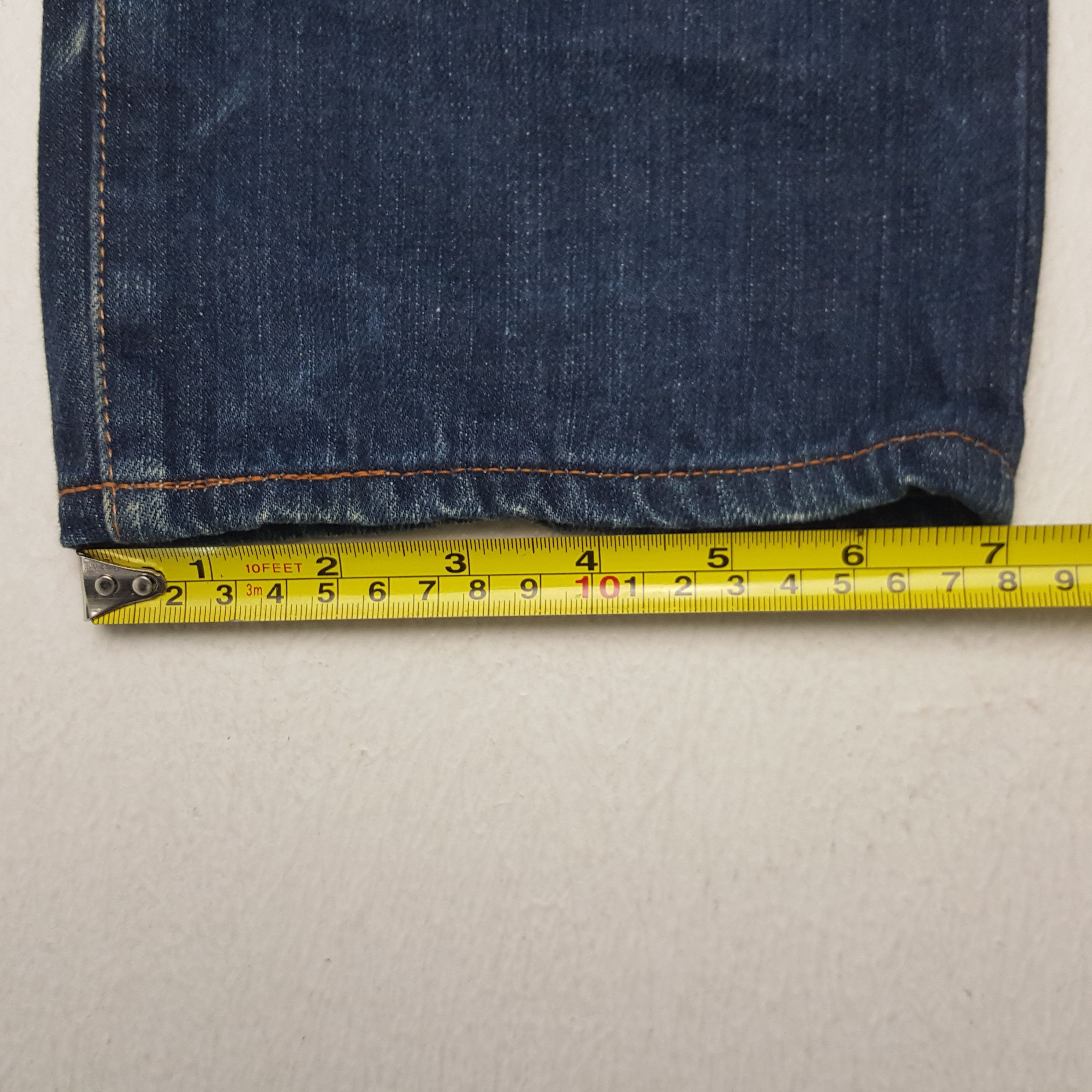 Evisu × Japanese Brand × Vintage Vintage Evisu Japanese Brand Daicock Custom Art Denim Jeans Size US 29 - 13 Thumbnail