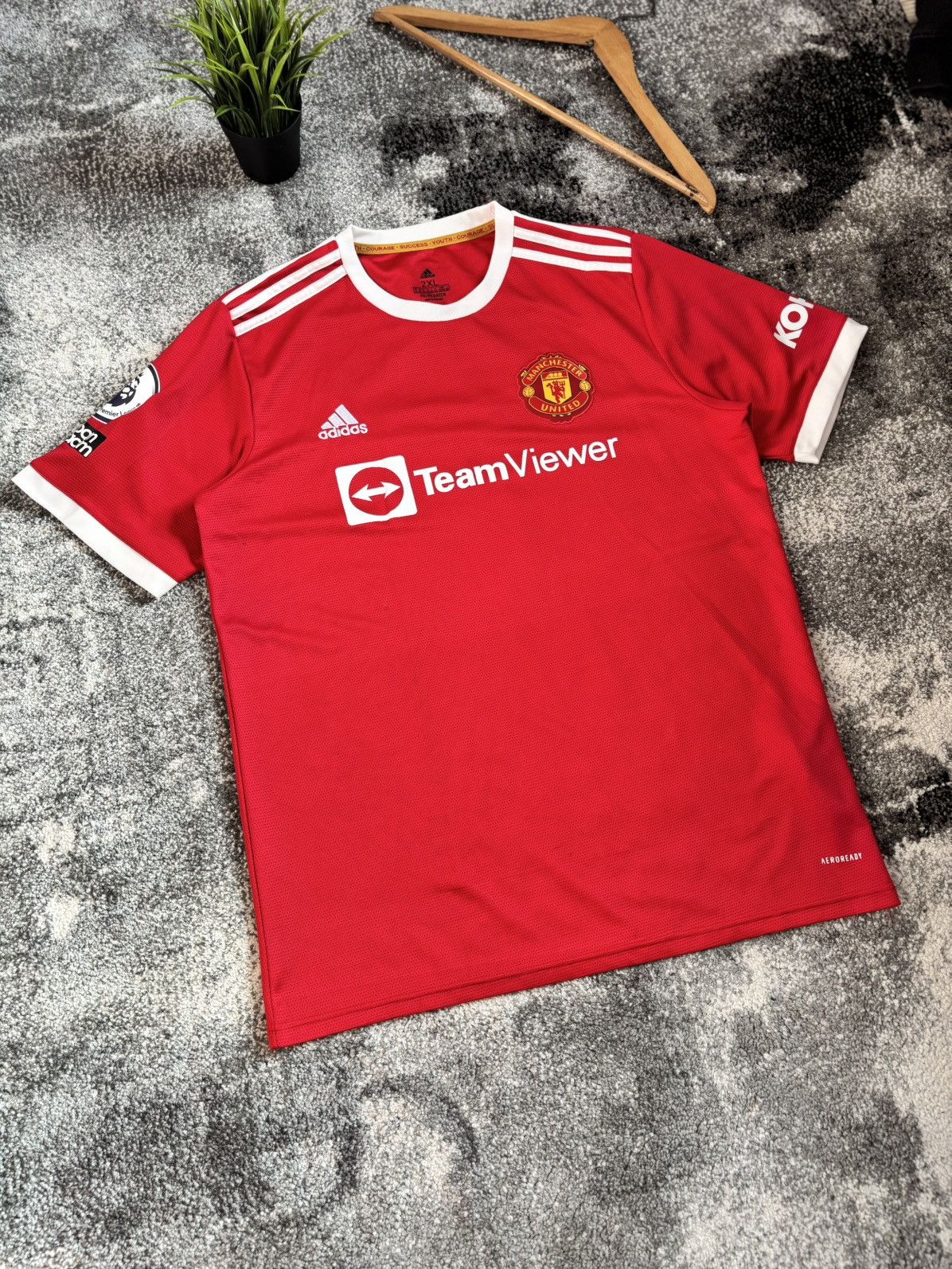 Adidas T-shirt Adidas Manchester United Ronaldo Vintage Size US XL / EU 56 / 4 - 4 Thumbnail
