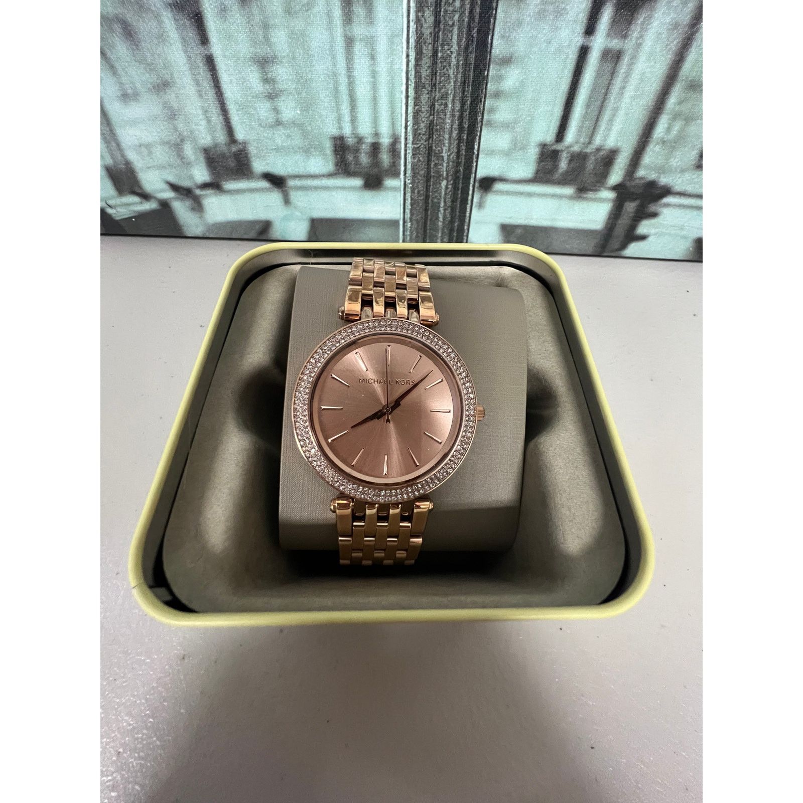 Michael Kors Michael Kors MK3192 Darci Pavé Rose Gold-Tone Watch Size ONE SIZE - 1 Thumbnail