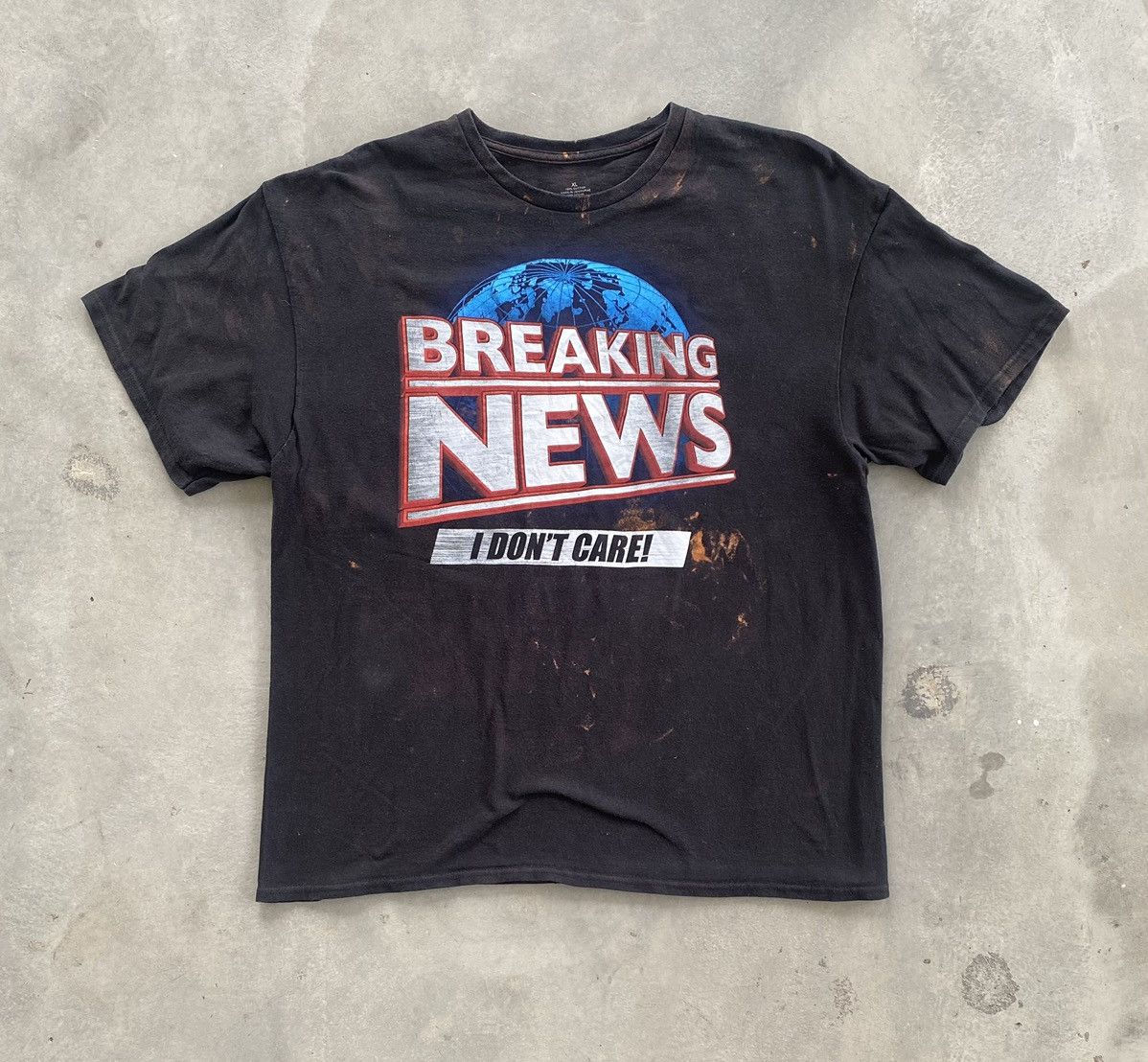 Vintage VINTAGE BREAKING NEWS ACID SPLASH TEE Size US XL / EU 56 / 4 - 1 Thumbnail