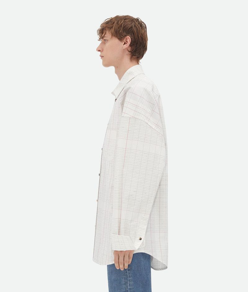 Bottega Veneta o1bcso1str0426 Notebook Cotton Shirt in Multicolor Size US M / EU 48-50 / 2 - 2 Thumbnail