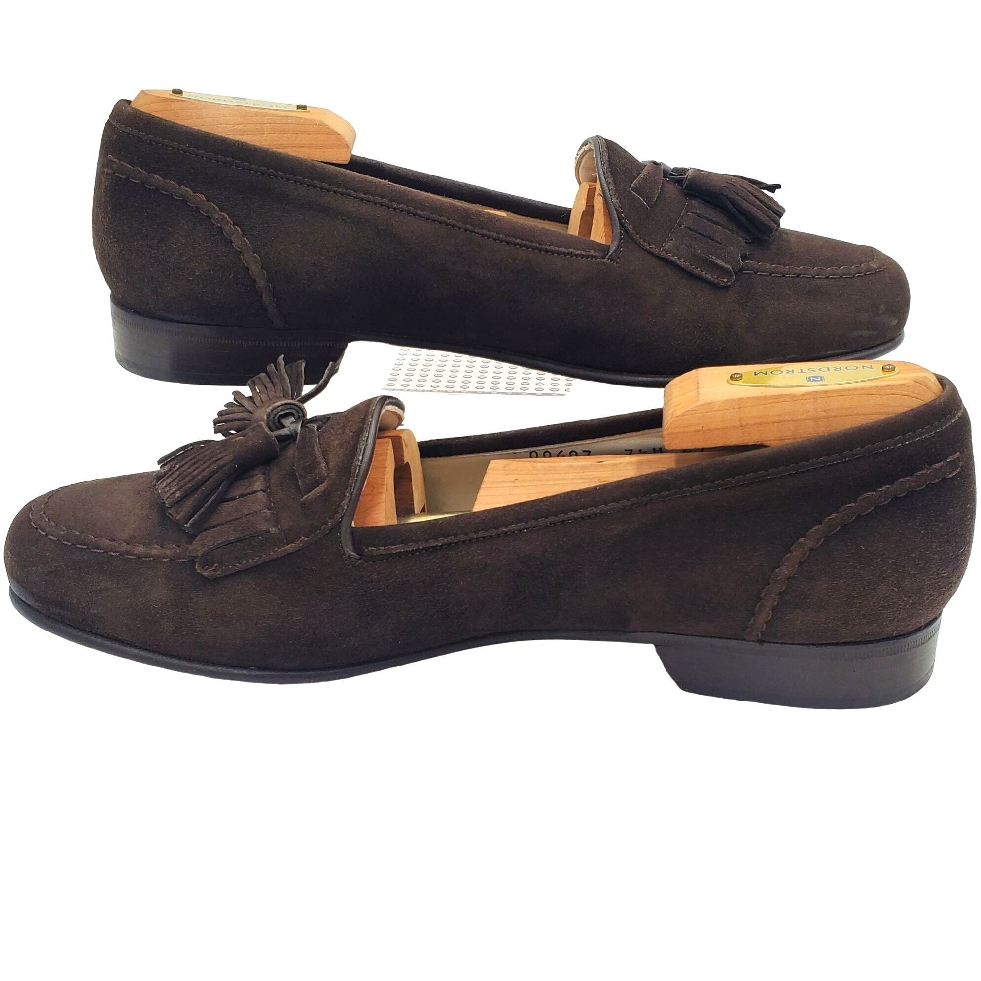 Cole Haan Italy Bragano Cole Haan Men's size 7.5 Brown Suede Leather L Size US 7.5 / EU 40-41 - 11 Thumbnail