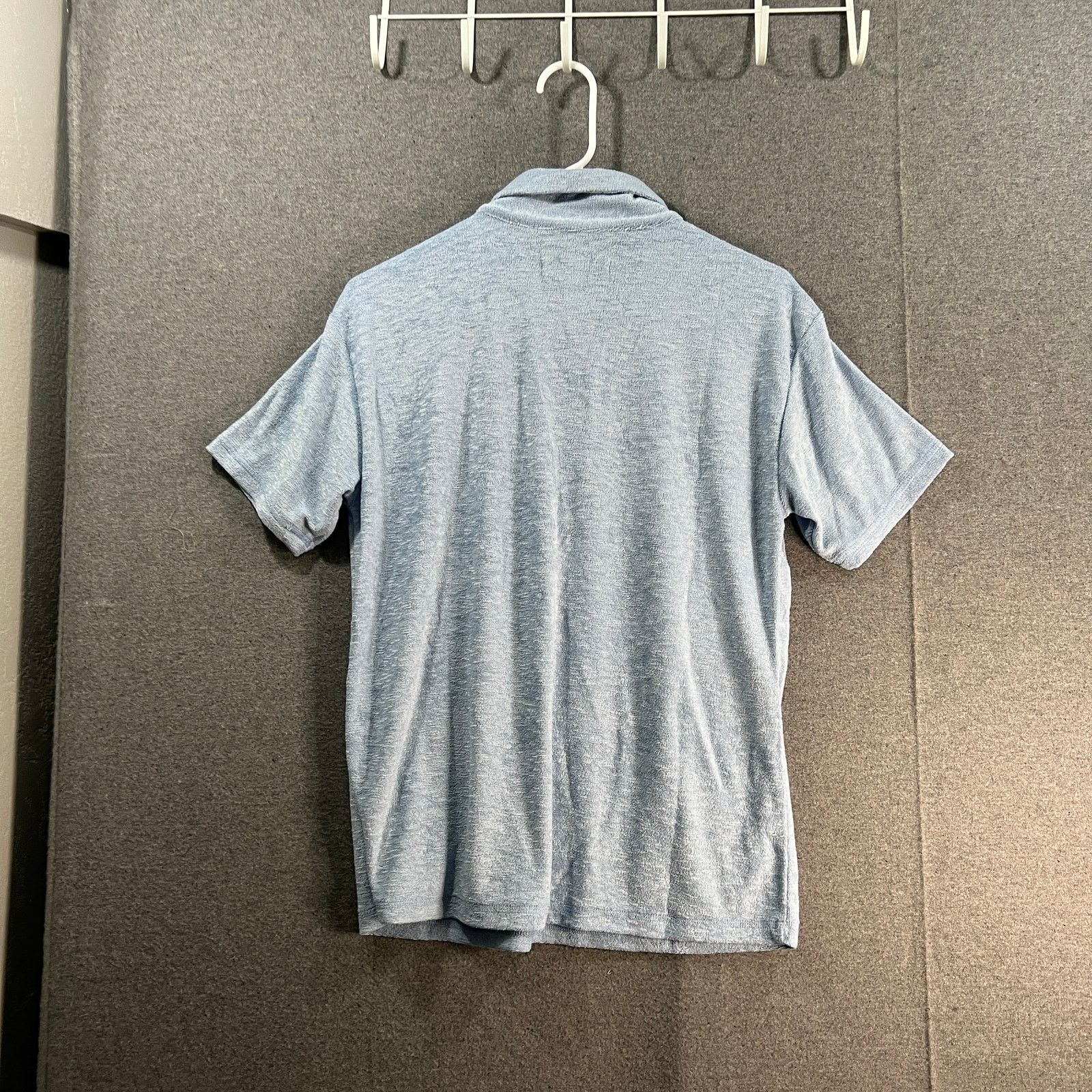 Other Peace Love World Terry Cloth Polo Shirt Serenity Size XS / US 0-2 / IT 36-38 - 2 Thumbnail