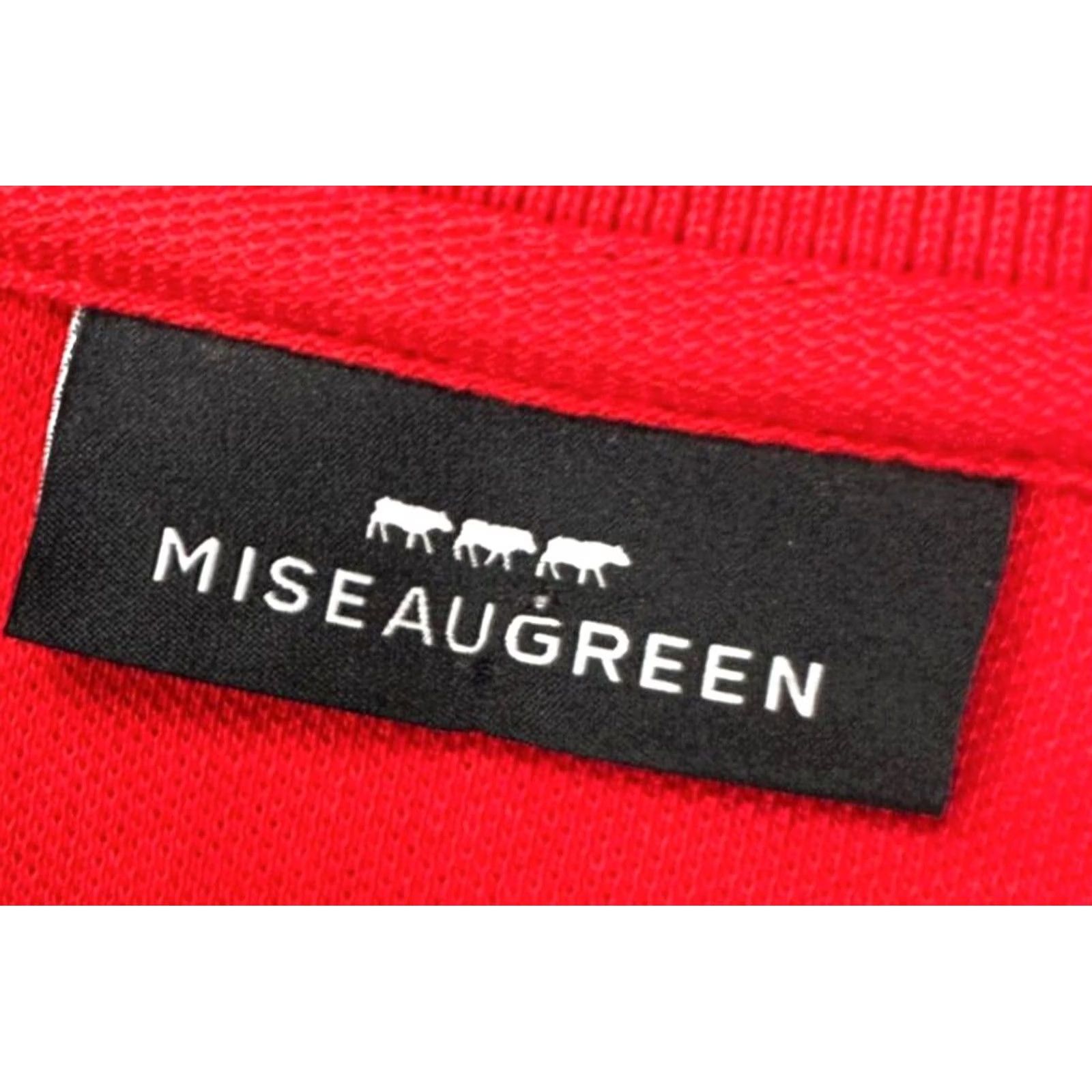 Vintage Mise Au Green Polo Shirt Shirt Mens Medium Red Short Sleeve Casual 100% Cotton Rugby NEW Size US M / EU 48-50 / 2 - 5 Thumbnail