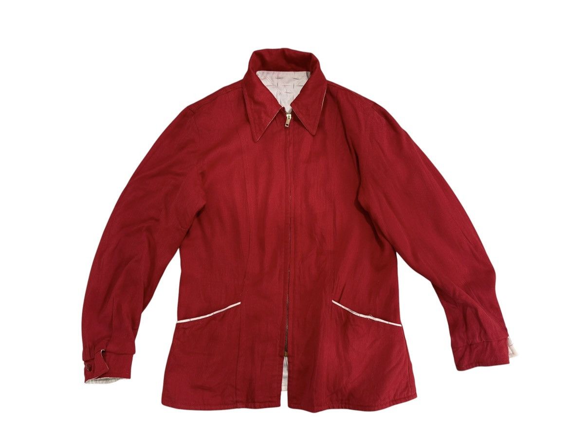 Vintage CONMAR ZIPPER REVERSIBLE RAYON JACKET WEATHER WISE RARE Size M / US 6-8 / IT 42-44 - 6 Thumbnail