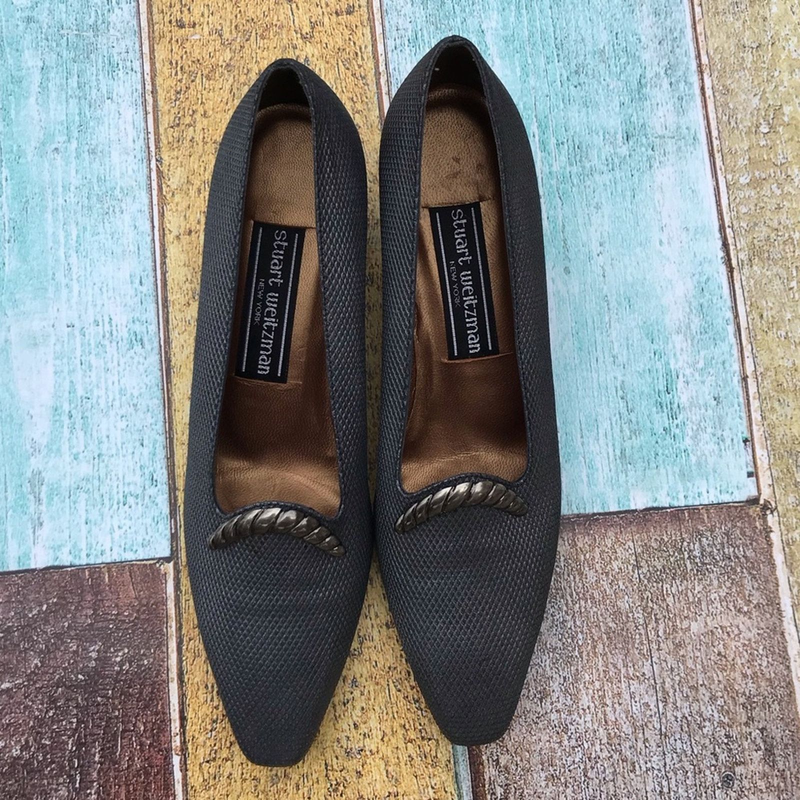 Stuart Weitzman Stuart Weitzman pump with detailed chunky heel Women's 6.5 Size US 6.5 / IT 36.5 - 4 Thumbnail