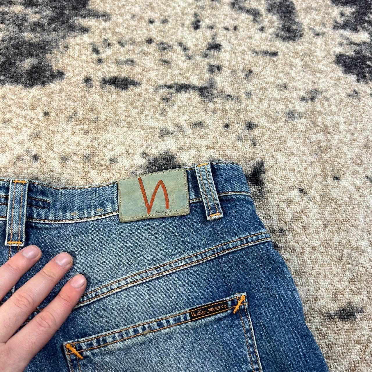 Nudie Jeans Nudie Jeans Vintage Baggy Blue Denim Jeans Size US 33 - 5 Thumbnail