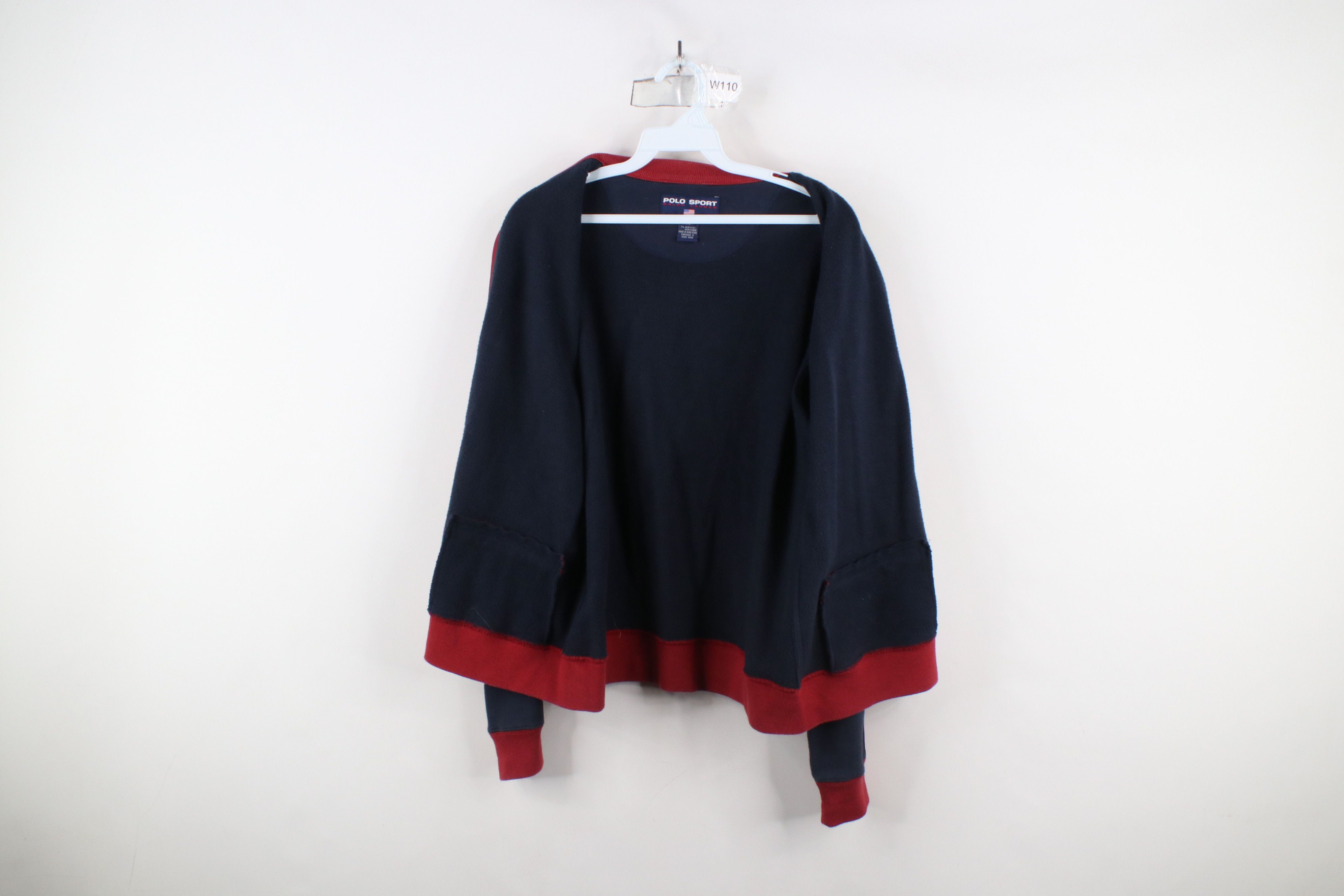 Ralph Lauren × Vintage Vintage 90s Polo Sport Ralph Lauren Full Zip Track Jacket Size US M / EU 48-50 / 2 - 8 Thumbnail