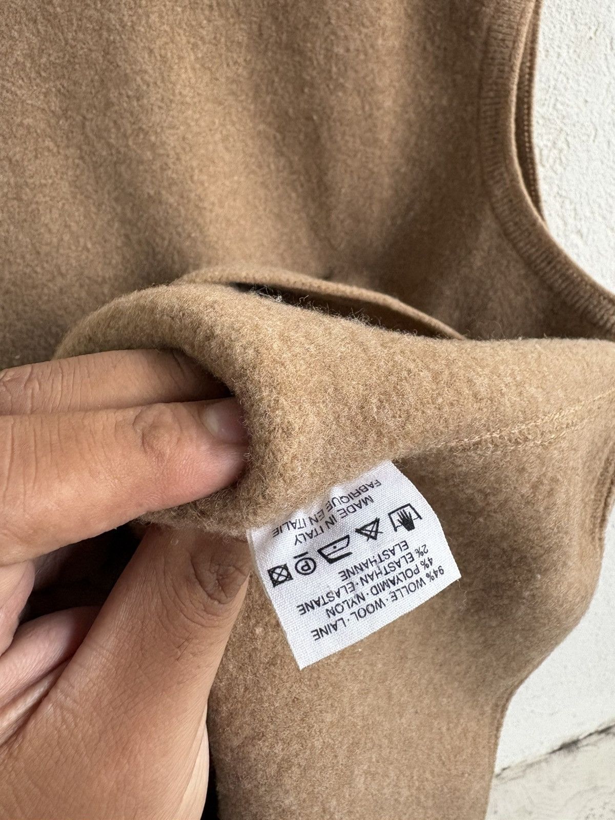 Jil Sander 2000s Jill sander Knit Vest Disstresh Size US L / EU 52-54 / 3 - 8 Thumbnail