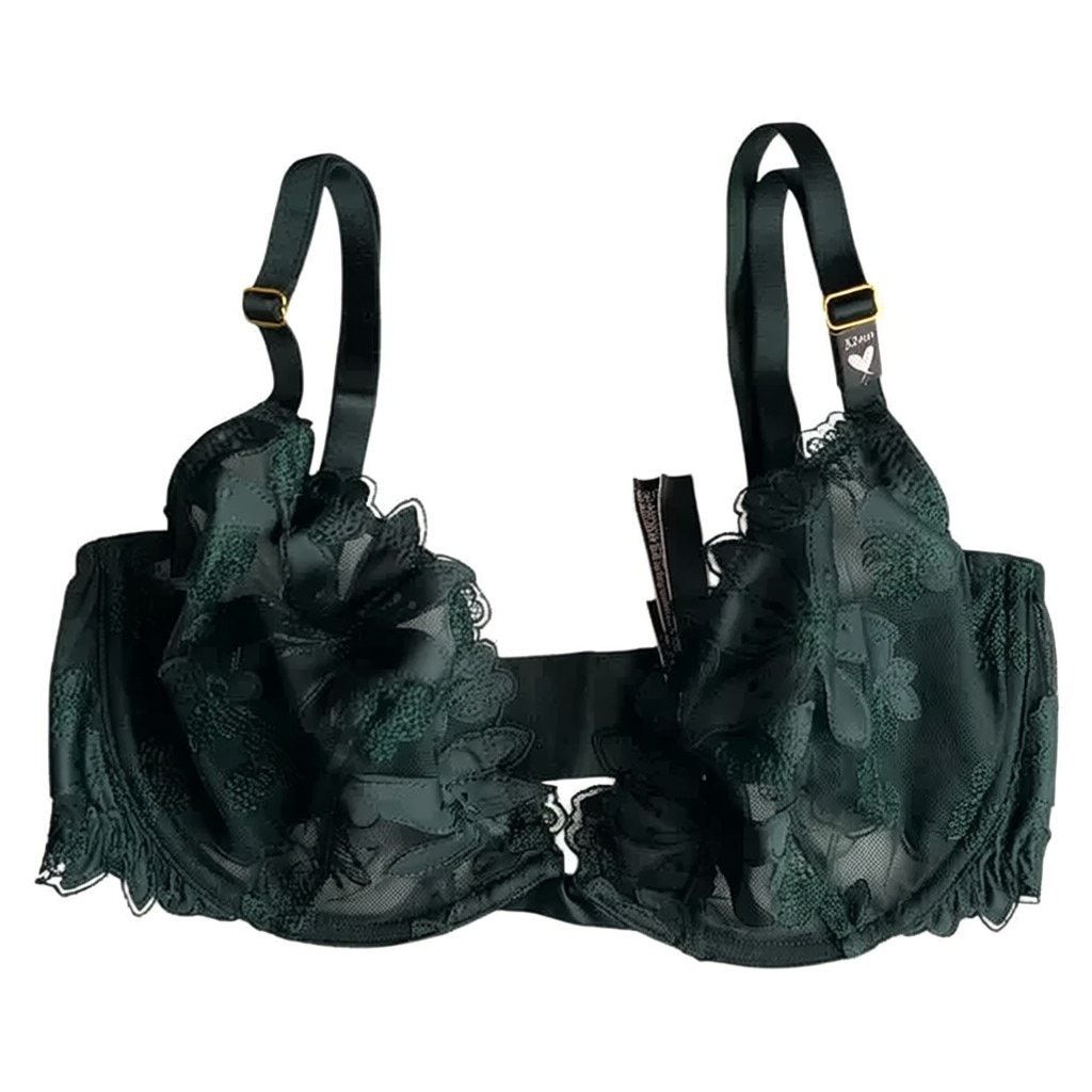 Victoria's Secret Victoria's Secret Very Sexy Sheer Mesh Embroidered Bra, 32DD Size ONE SIZE - 3 Thumbnail