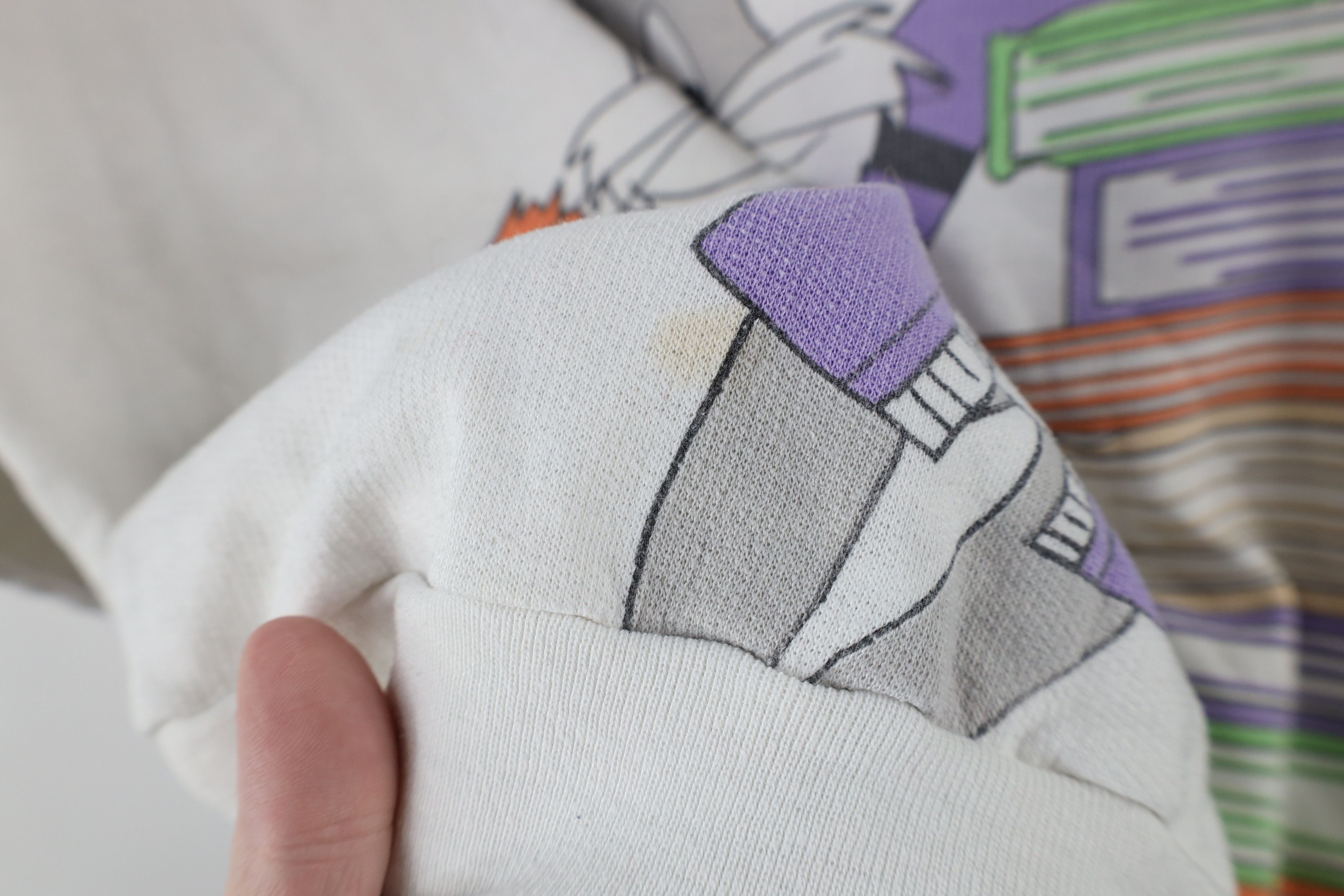 Vintage Vintage 80s Warner Bros Fit Bugs Bunny Crewneck Sweatshirt Size L / US 10 / IT 46 - 8 Thumbnail