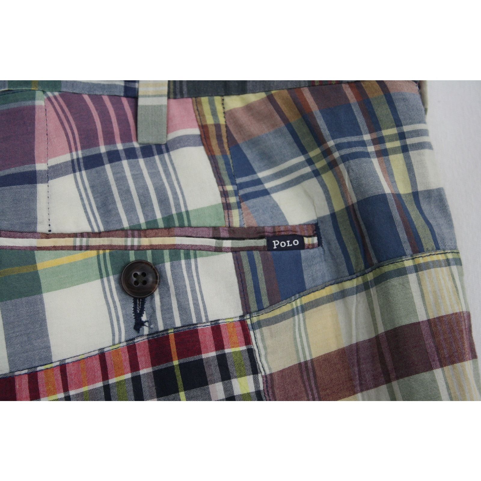 Ralph Lauren Polo Ralph Lauren Patchwork Madras Shorts Men 40 Classic Fit Size US 40 / EU 56 - 10 Thumbnail