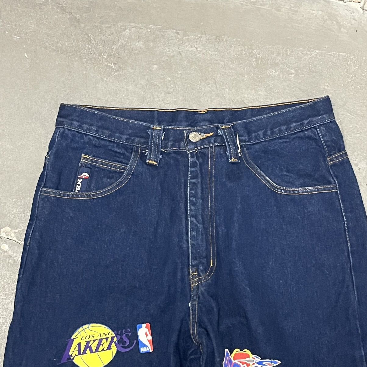 Vintage VTG 2000’s NBA Baggy Denim Jeans 32x30 Y2K Size US 32 / EU 48 - 7 Thumbnail