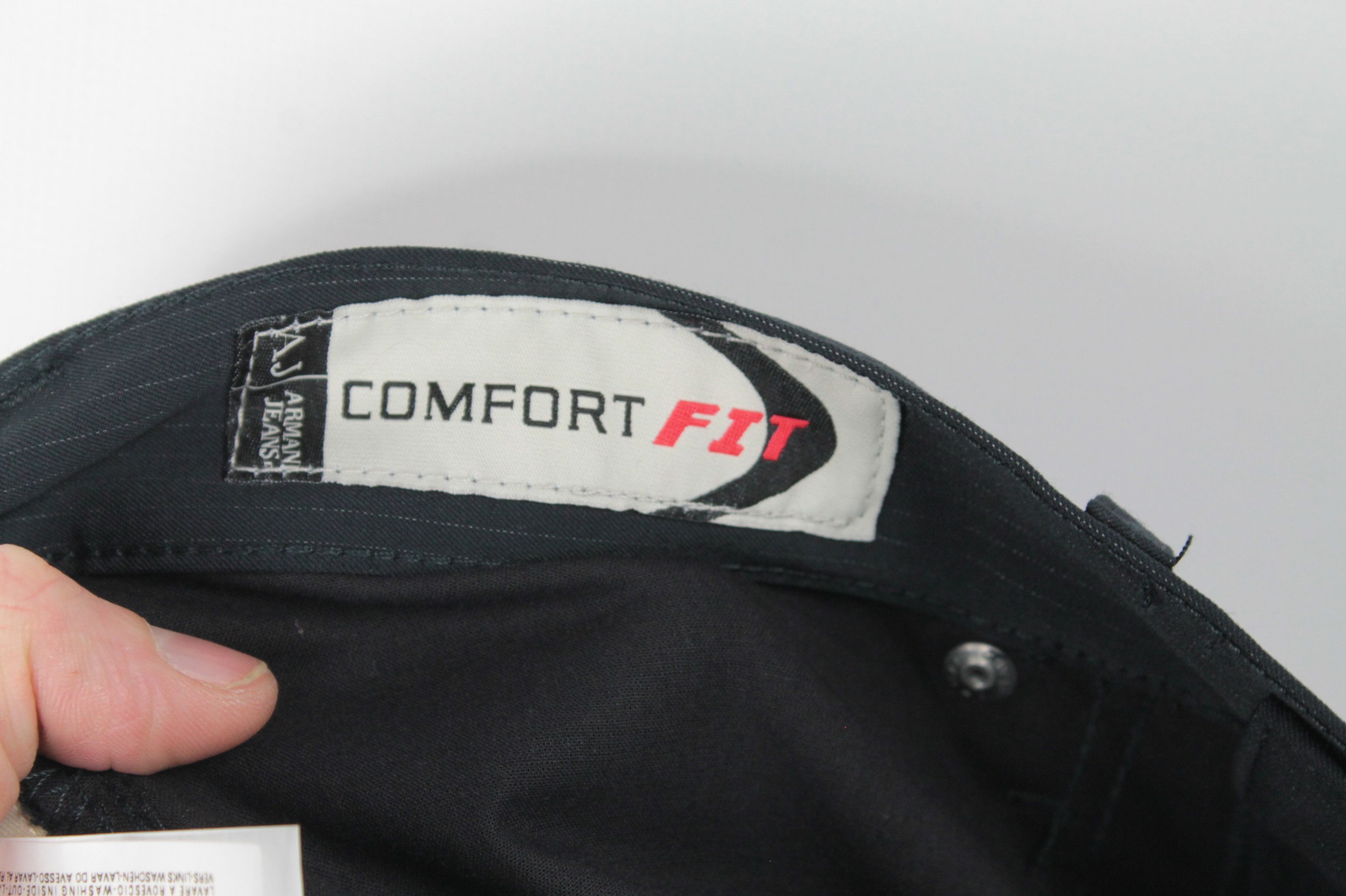 Armani Armani Jeans Comfort Fit Micro Strip Casual Formal Pants Size US 32 / EU 48 - 7 Thumbnail