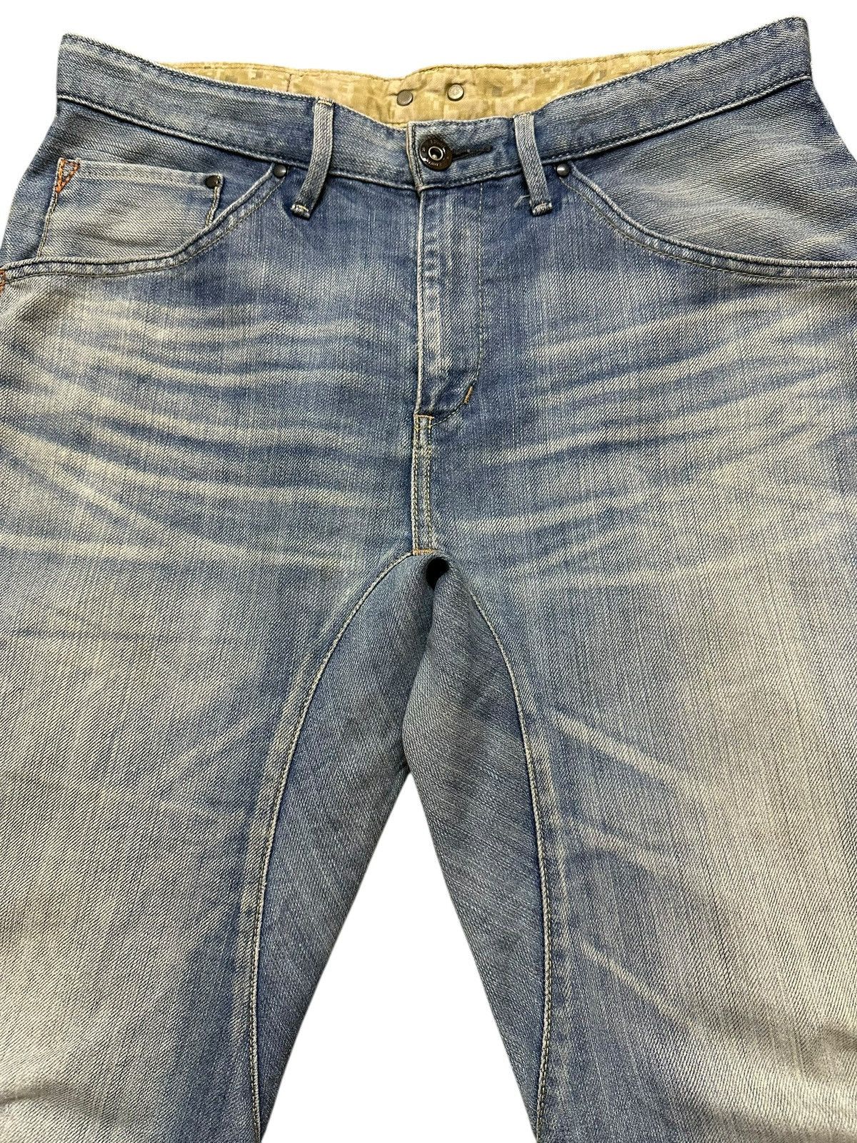 Edwin Vintage Edwin E-Function Blue Faded Wash Style Loose Jeans Size US 32 / EU 48 - 3 Thumbnail