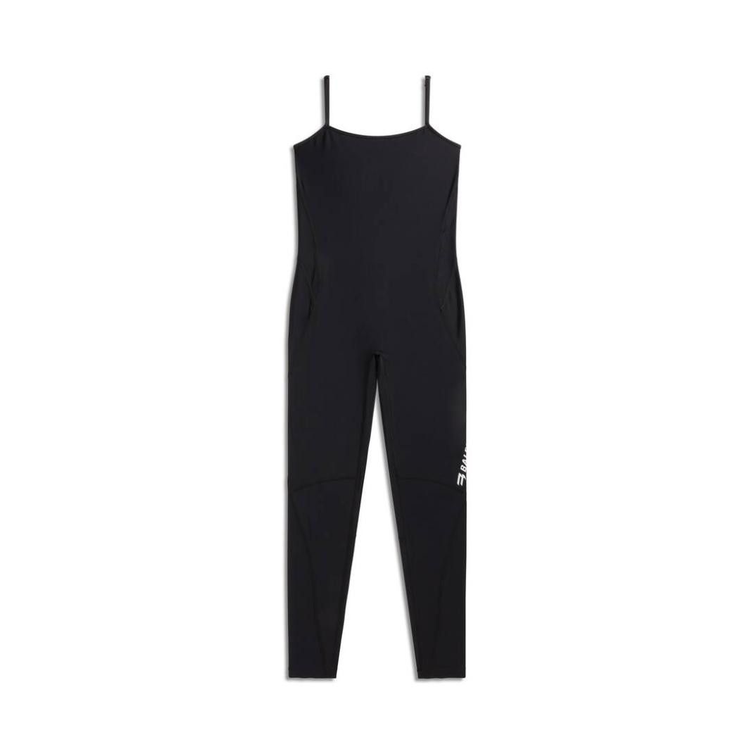 o1bcso1str1124 Sporty B Activewear Bodysuit in Black