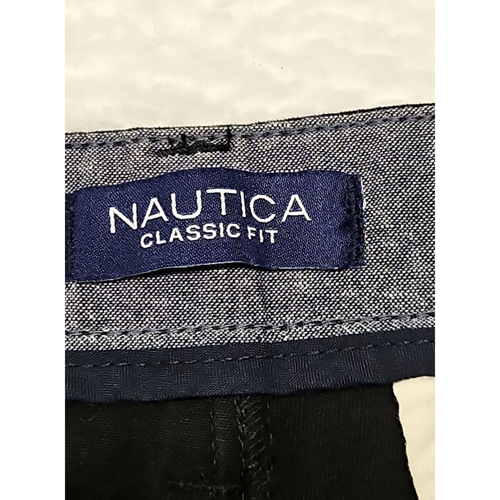 Nautica Nautica Black Stretch Pants Classic Fit Men 30x30 Chino Cotton Casual) Size US 30 / EU 46 - 7 Thumbnail