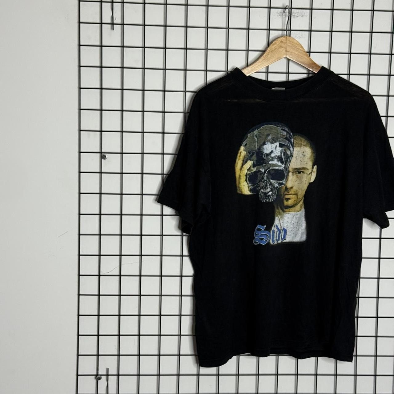 Vintage Sido T shirt Vintage Black Rap Portrait Tee Size US M / EU 48-50 / 2 - 3 Thumbnail