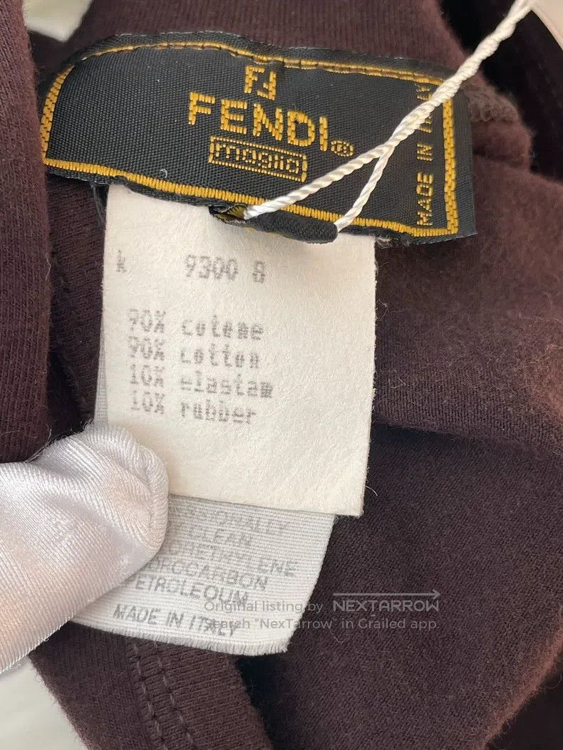 Fendi Fendi Jujube red cotton vest Size US S / EU 44-46 / 1 - 5 Thumbnail