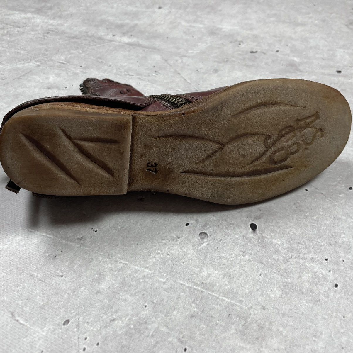 A.S.98 × If Six Was Nine × Japanese Brand 90s Vintage Leather Cowboy Leather Boots A.s. 98 shoes Size US 7 / IT 37 - 8 Thumbnail