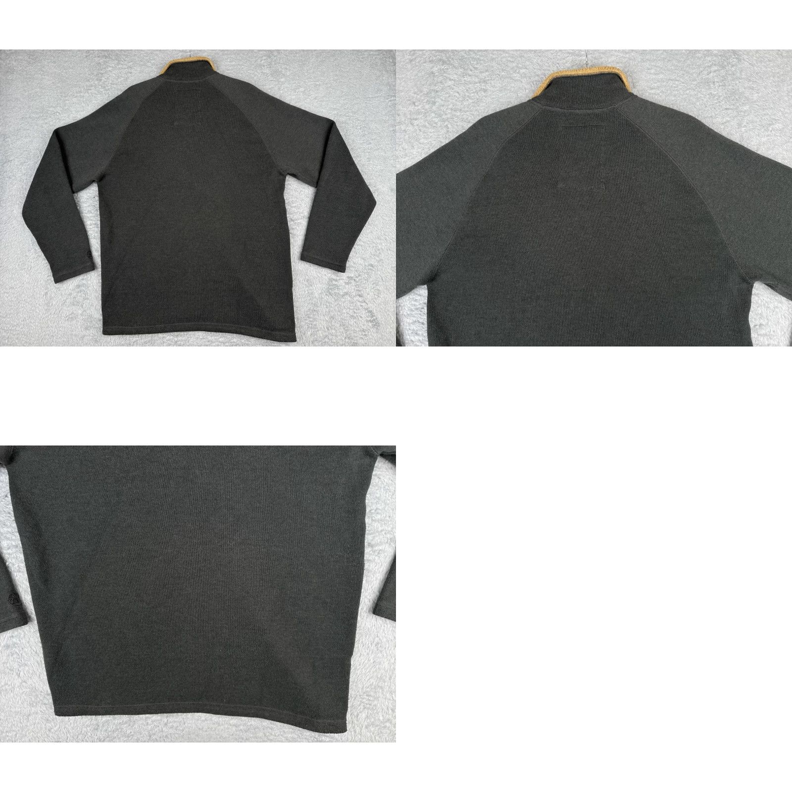 Timberland VINTAGE Timberland Sweater Men XL Gray Knit 1/4 Zip Collared Shell Logo Embroidered Pullover Knit's Fabric Polyester Casual, Workwear, Golf Mens Size US XL / EU 56 / 4 - 9 Thumbnail