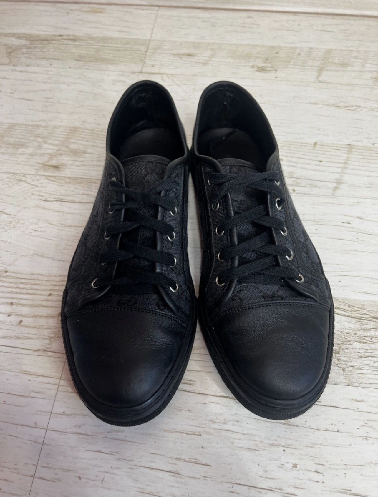 Gucci Gucci GG Logo Low Top Sneakers 426189 Size 10 Size US 10 / EU 43 - 3 Thumbnail