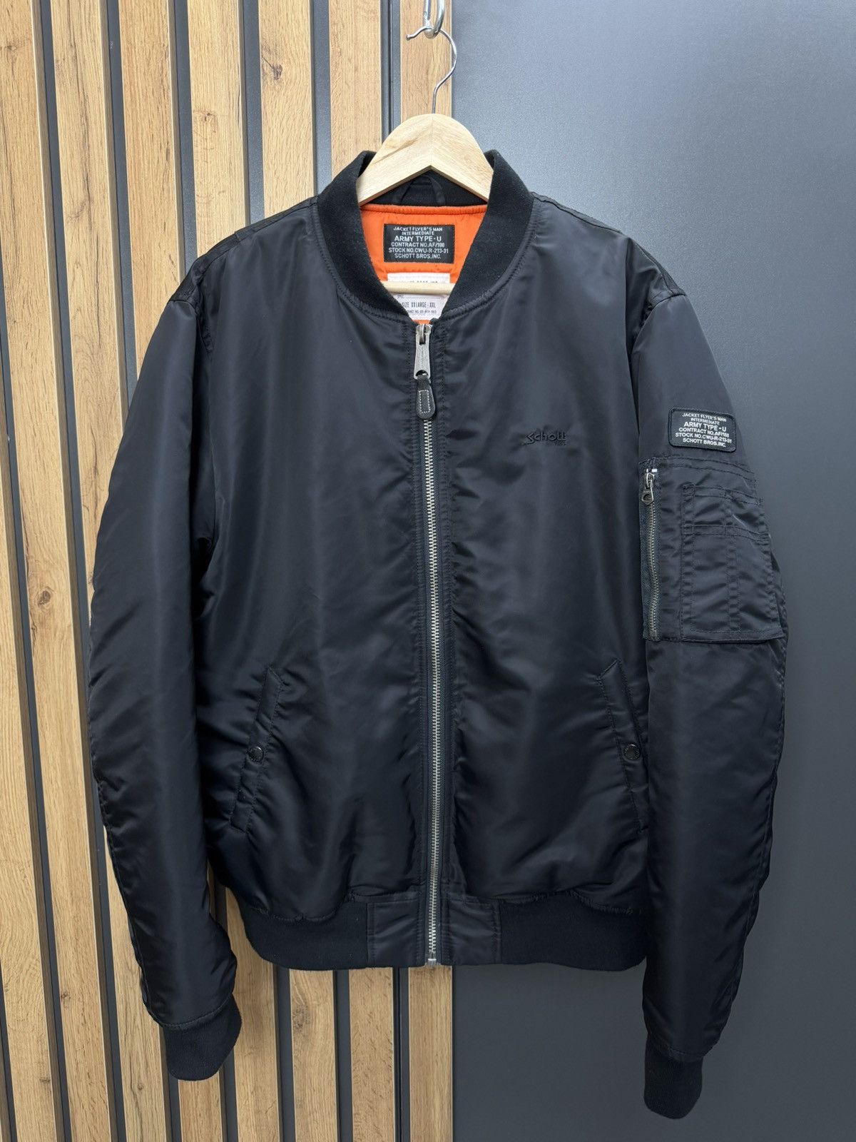 Schott Schott MA-1 Army Type U Bomber Flight Jackett Size XXL Size US XXL / EU 58 / 5 - 1 Thumbnail