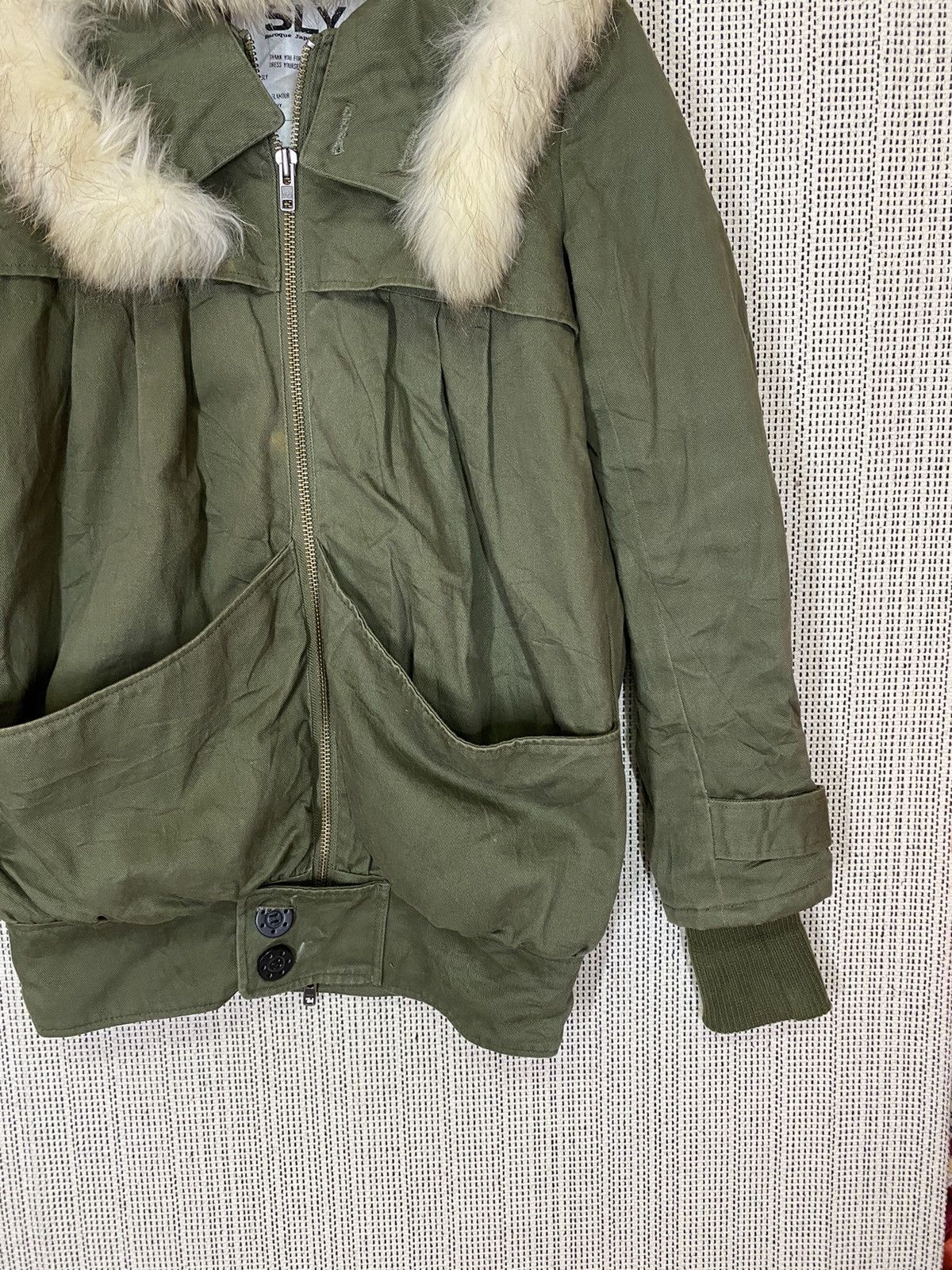 If Six Was Nine ‼️JAPANASE BRAND SLY PARKA MILITARY STYLE HOOD FUR VERY RARE‼️ Size US M / EU 48-50 / 2 - 2 Thumbnail