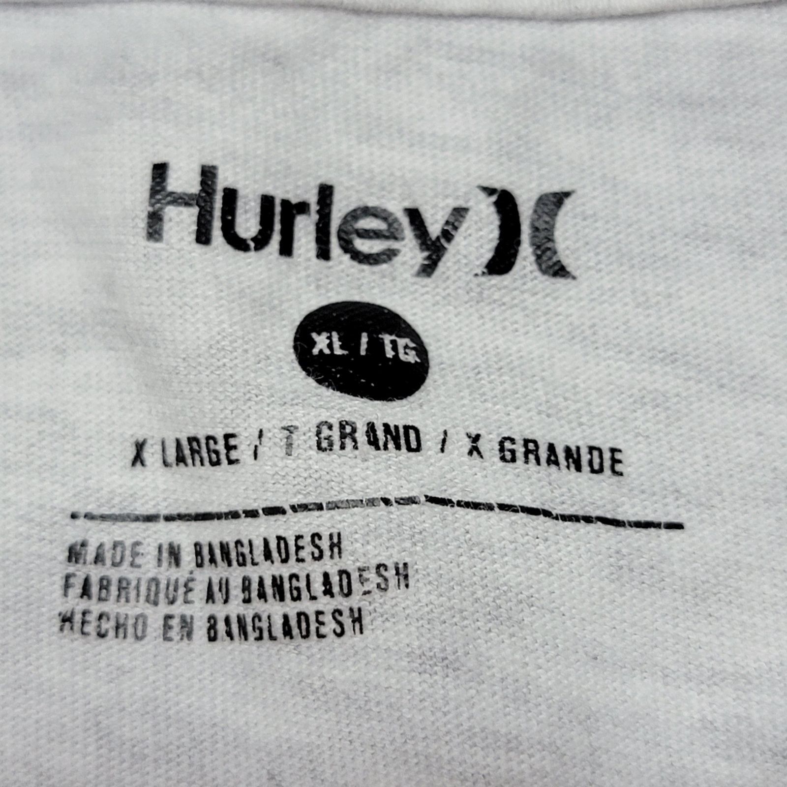 Hurley Hurley Lt. Grey Unisex Tee Tropical Skull - Size XL Size US XL / EU 56 / 4 - 4 Thumbnail