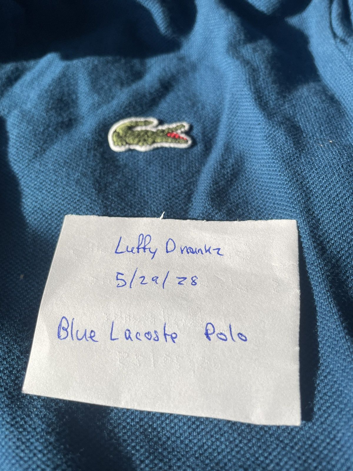 Lacoste Blue Lacoste Polo Size US M / EU 48-50 / 2 - 4 Thumbnail
