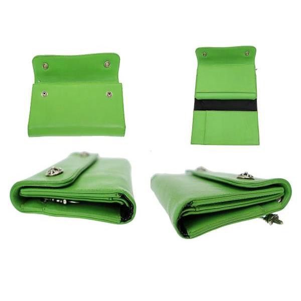 Chrome Hearts Chrome Hearts WAVE CROSS BALL green Leather Wallet Size ONE SIZE - 6 Thumbnail