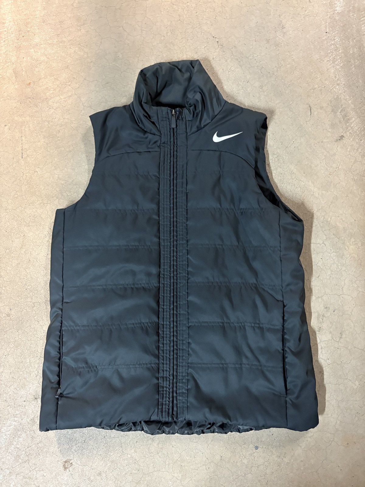 Nike Womens Nike Puffer Vest Jacket Black Size Large Size L / US 10 / IT 46 - 1 Thumbnail