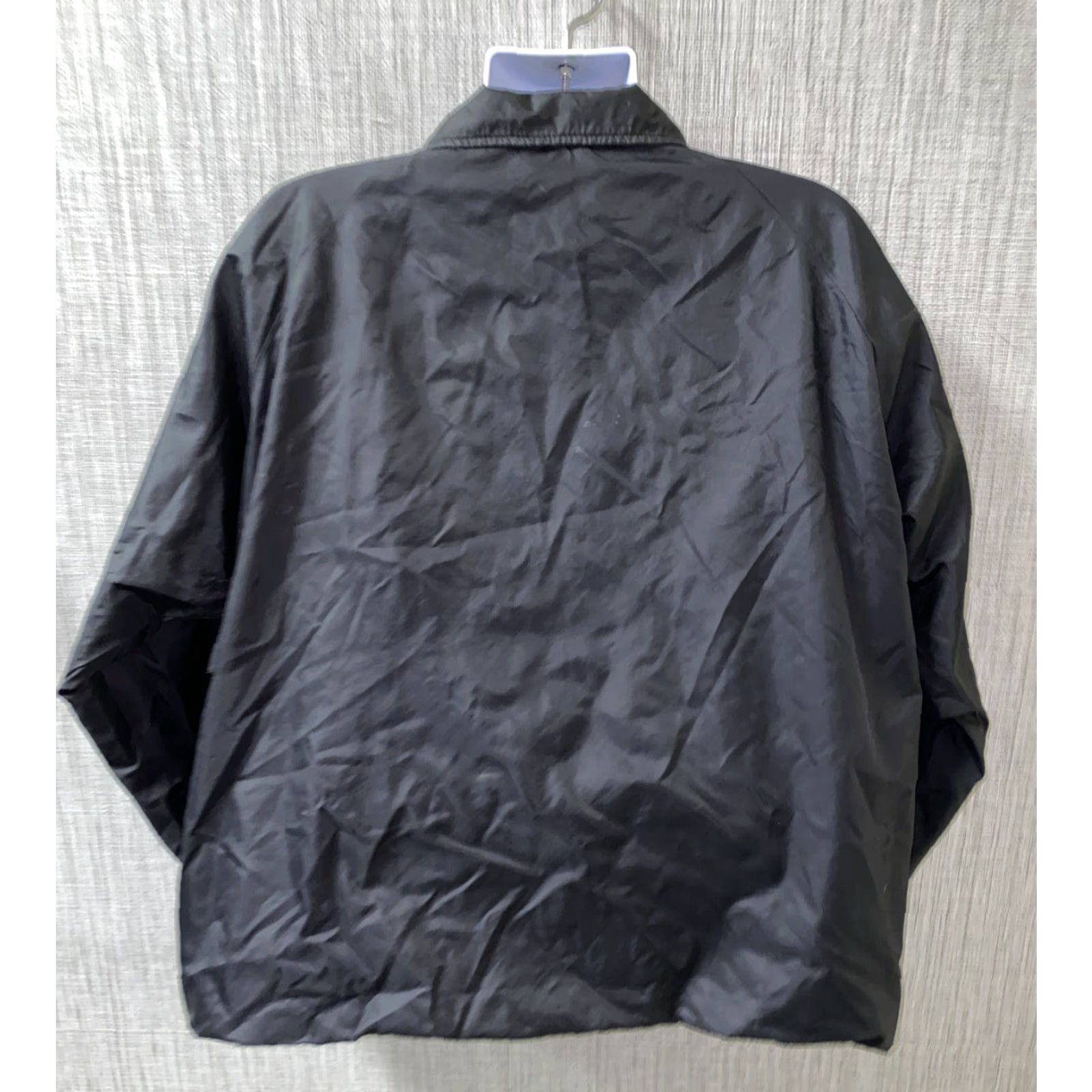 Vintage Auburn Sportswear Mens Black Nylon Snap Button Front Jacket Size XL Size US XL / EU 56 / 4 - 5 Thumbnail